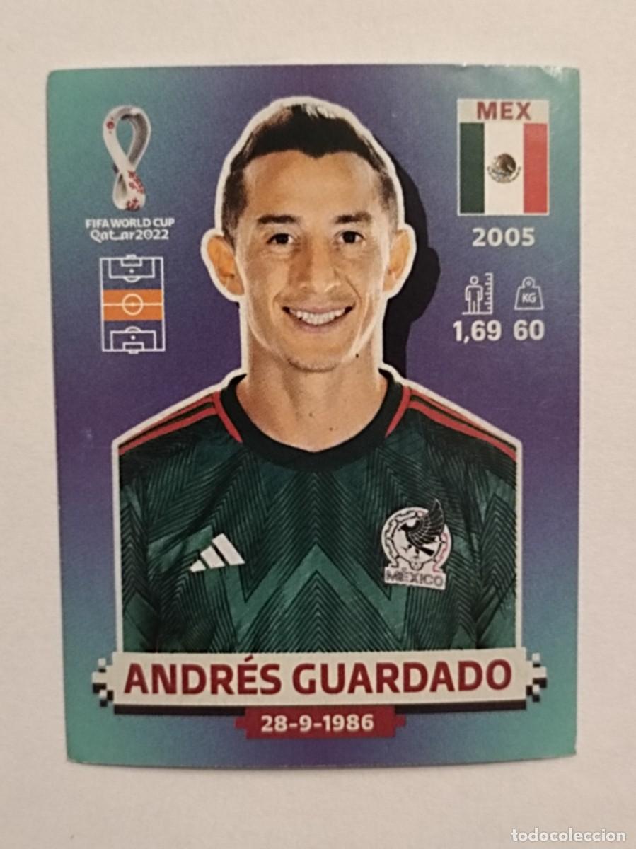 Cromos de f&uacute;tbol: #MEX 13 ANDRES GUARDADO (MEXICO) MUNDIAL QATAR 2022 PANINI