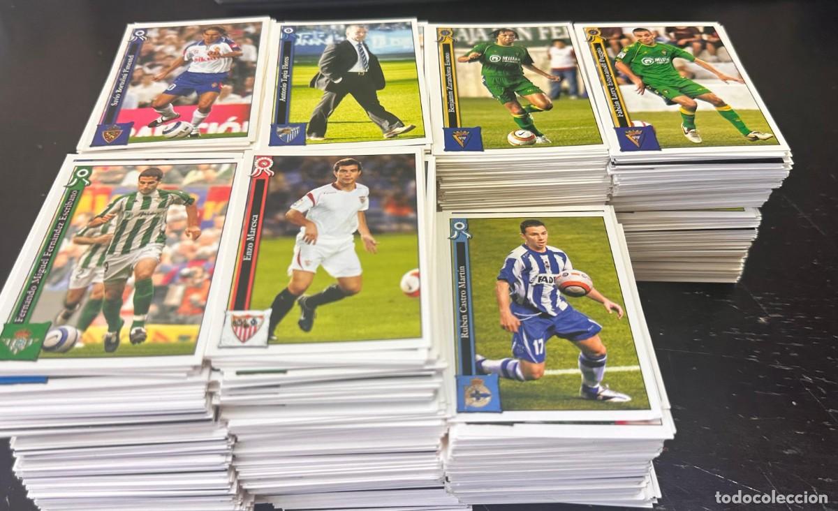 Football Stickers: Lote 1350 Cards Aprox Mundicromo 2005 2006 No Real Madrid Ni FC Barcelona