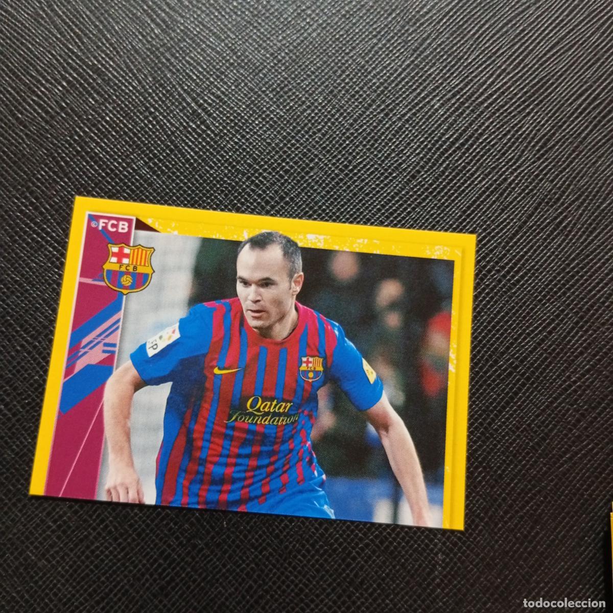 Cromos de Futebol: 124 INIESTA BARCELONA PANINI COLECCION OFICIAL 2011 2012 CROMO 11 12 - SIN PEGAR - A154 PG6