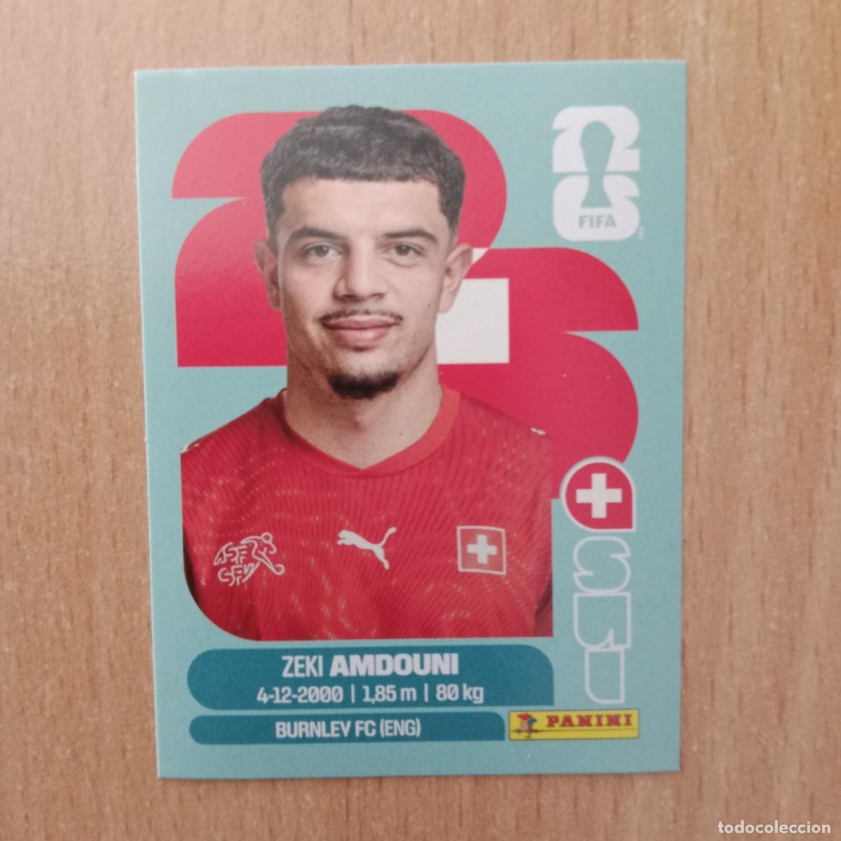 Figurine di Calcio: ZEKI AMDOUNI , SUIZA , STICKER CROMO N&ordm; SUI 20 , FIFA WORLD CUP 2026 - PANINI - A&Ntilde;O 2026.