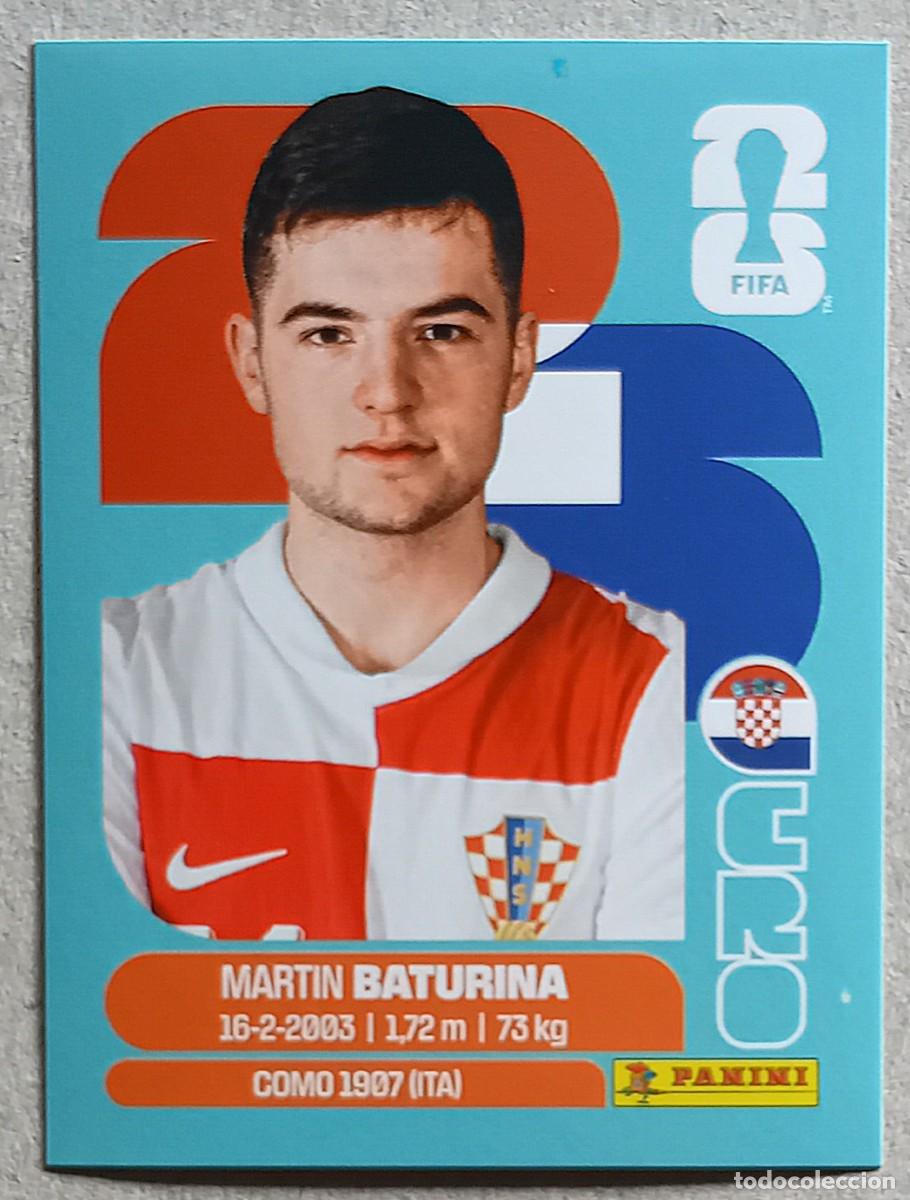 Figurine di Calcio: Figurina Panini 2026 Cromo World Cup Usa Mundial 2026 Martin Baturina Croatia n CRO 11