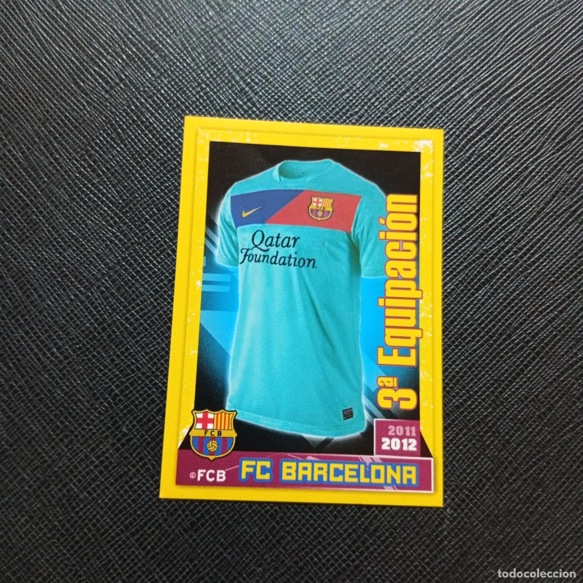 Figurine di Calcio: 7 CAMISETA BARCELONA PANINI COLECCION OFICIAL 2011 2012 CROMO 11 12 - SIN PEGAR - A154 PG7