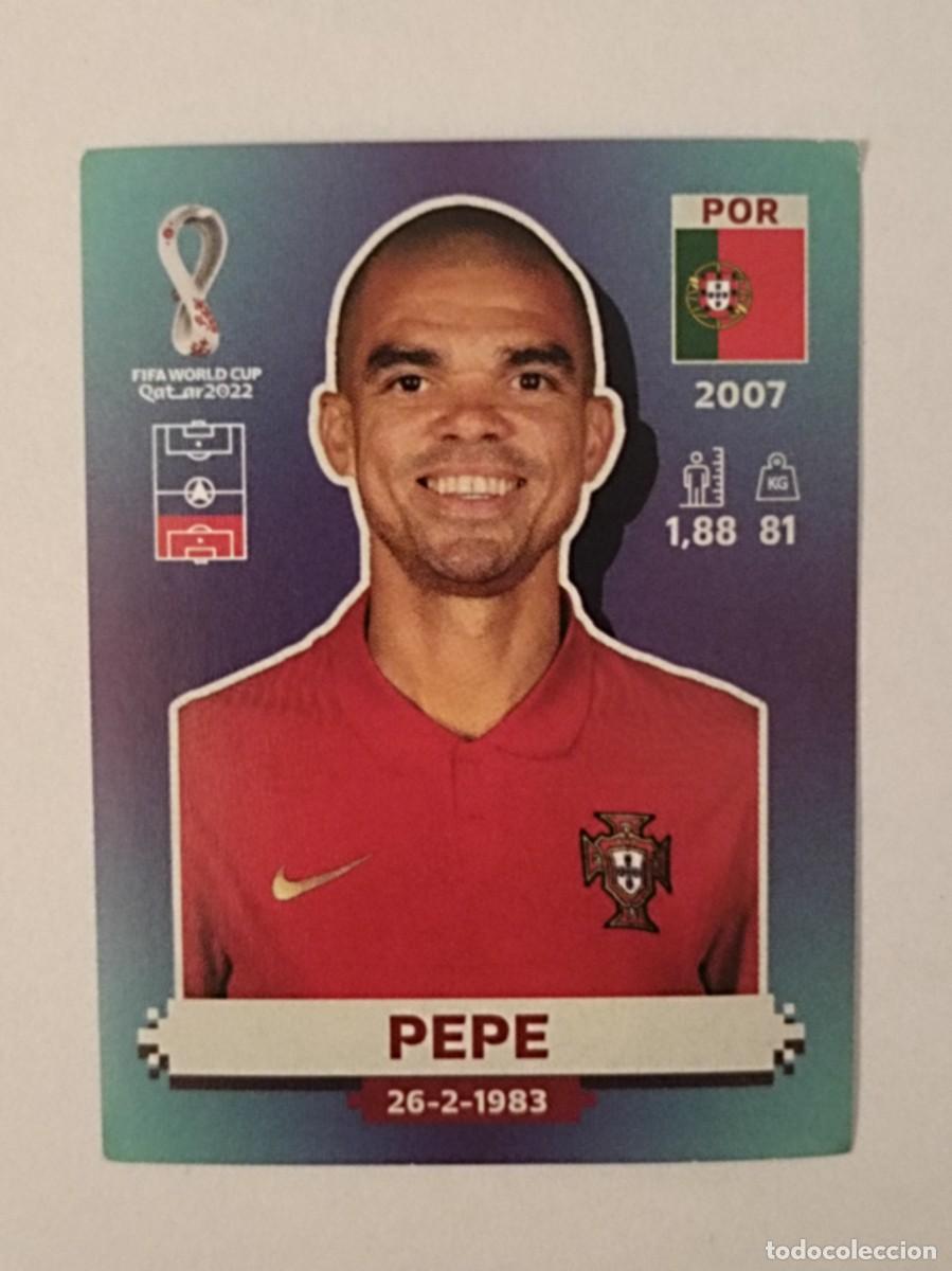 Cromos de f&uacute;tbol: #POR 8 PEPE (PORTUGAL) MUNDIAL QATAR 2022 PANINI