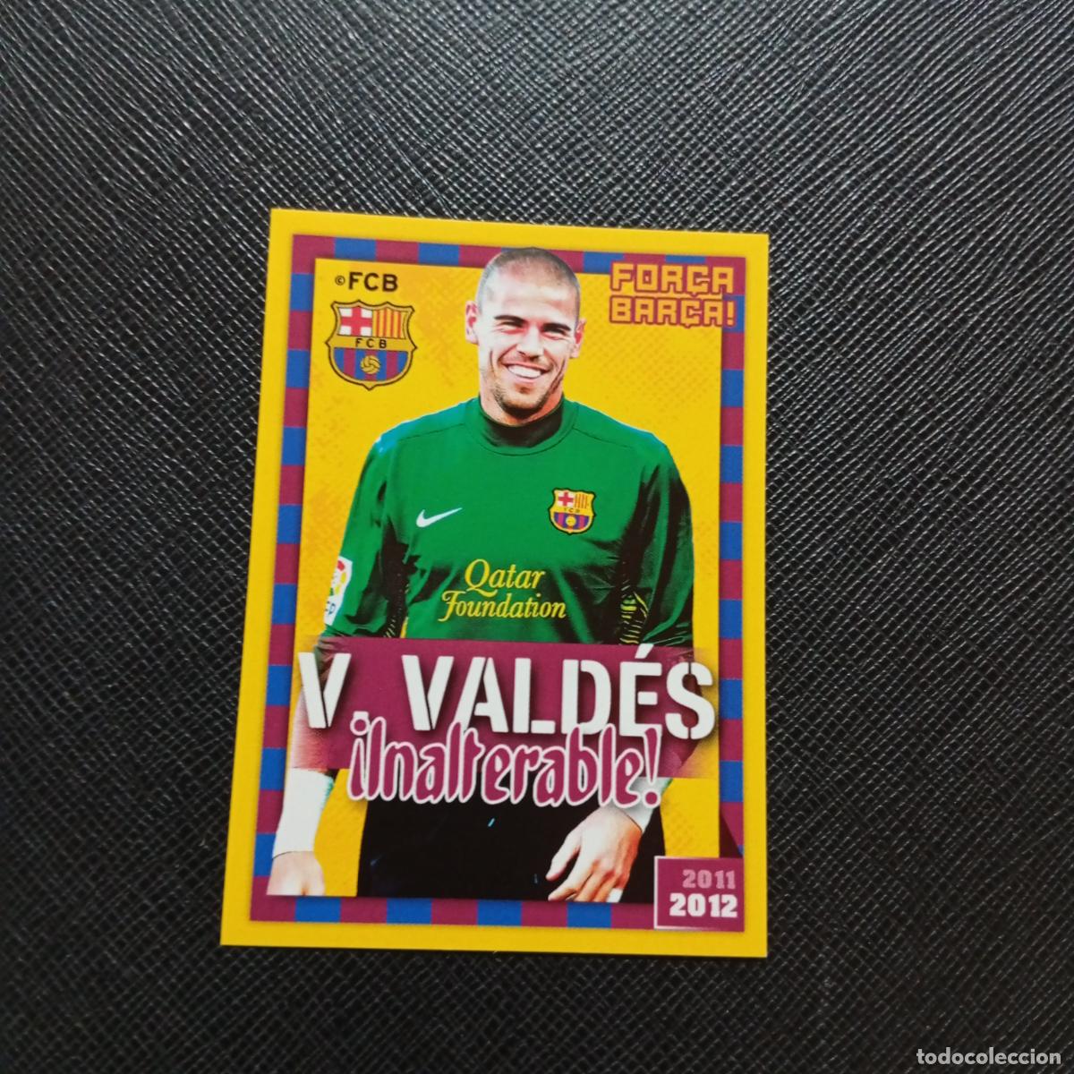 Cromos de f&uacute;tbol: 24 VICTOR VALDES BARCELONA PANINI COLECCION OFICIAL 2011 2012 CROMO 11 12 - SIN PEGAR - A154 PG8