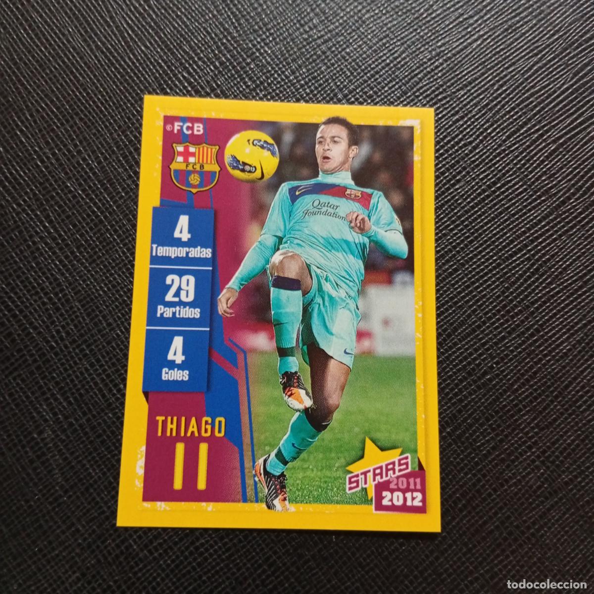 Cromos de f&uacute;tbol: 89 THIAGO BARCELONA PANINI COLECCION OFICIAL 2011 2012 CROMO 11 12 - SIN PEGAR - A154 PG8