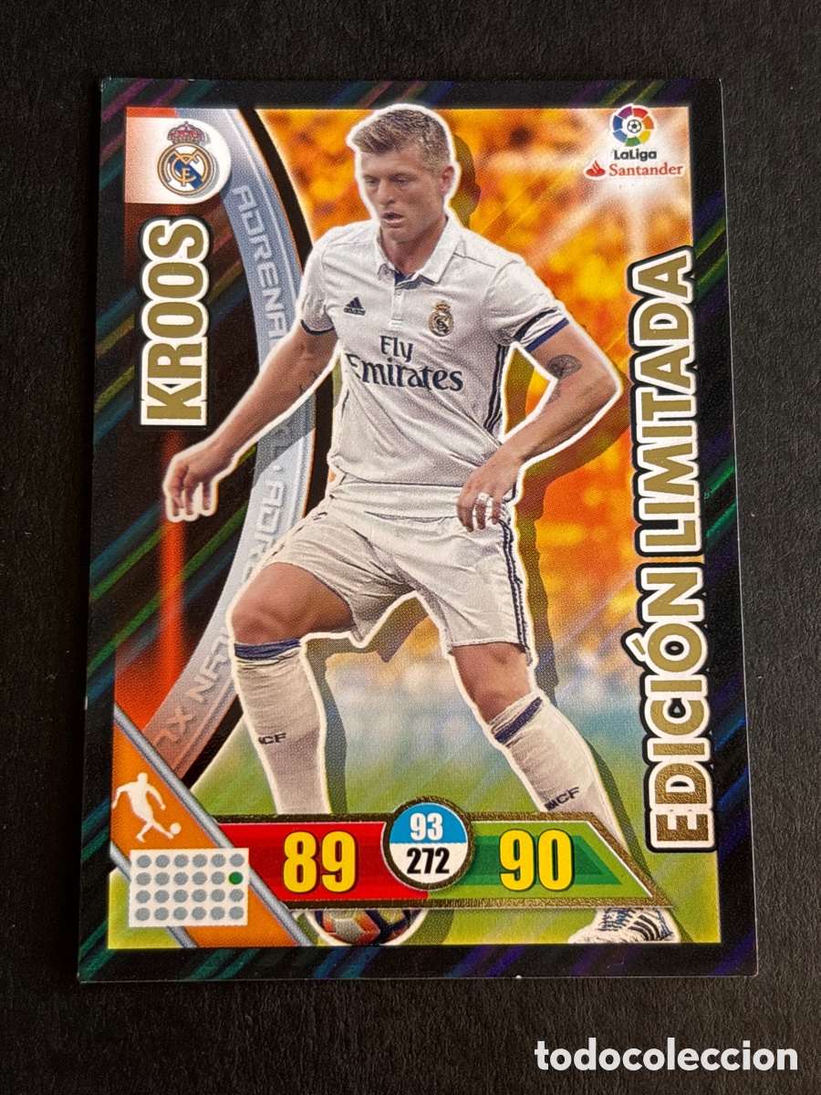 Cromos de f&uacute;tbol: KROOS EDICION LIMITADA ADRENALYN 2016 2017