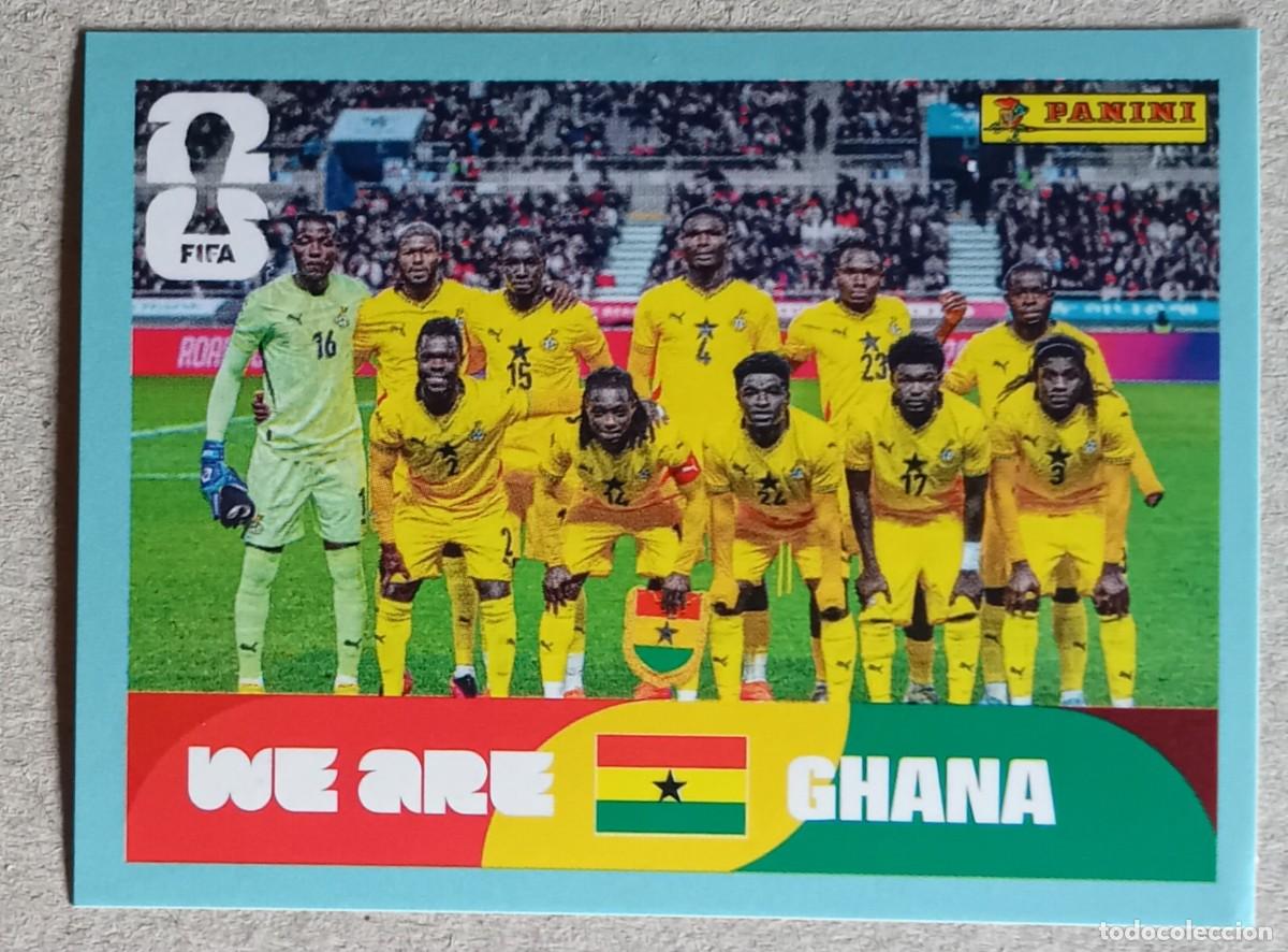 Cromos de f&uacute;tbol: Figurina Panini 2026 Cromo World Cup Usa Mundial 2026 squadra alineaci&oacute;n team Ghana n GHA 13