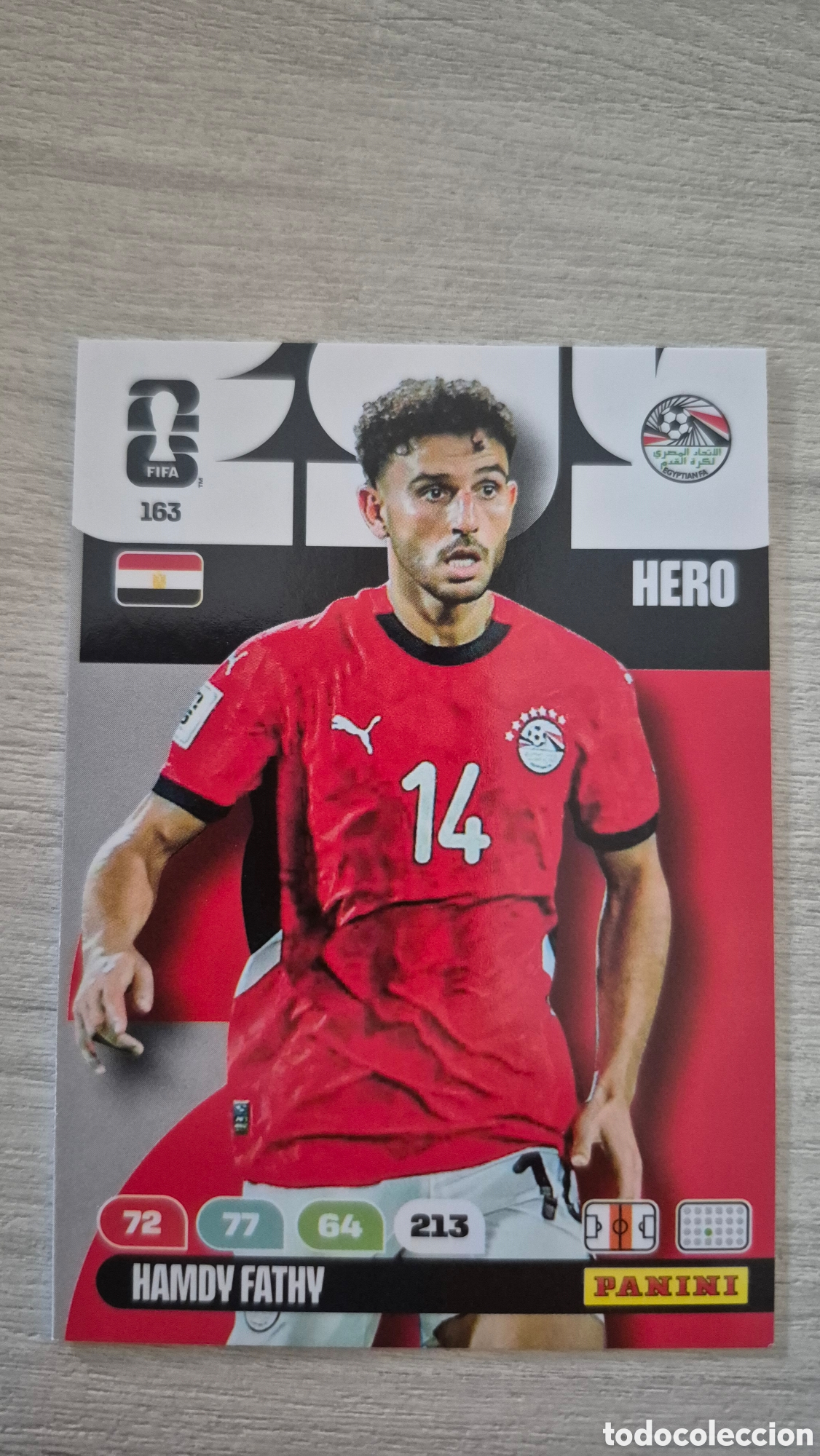 Cromos de f&uacute;tbol: N&deg;163 Egipto Hamdy Fathy Adrenalyn FIFA World Cup 2026