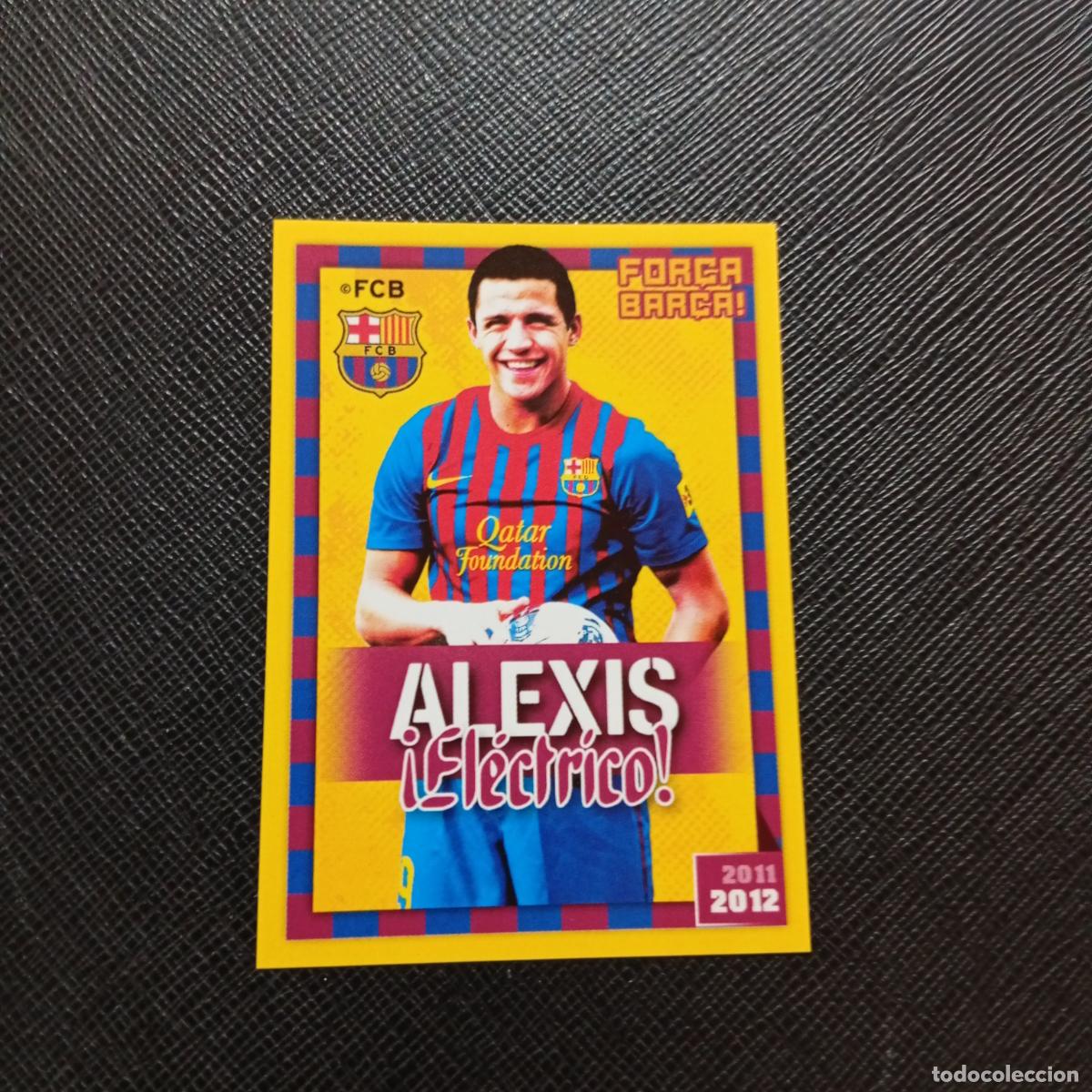 Fu&szlig;ball-Sticker: 133 ALEXIS SANCHEZ BARCELONA PANINI COLECCION OFICIAL 2011 2012 CROMO 11 12 - SIN PEGAR - A154 PG8