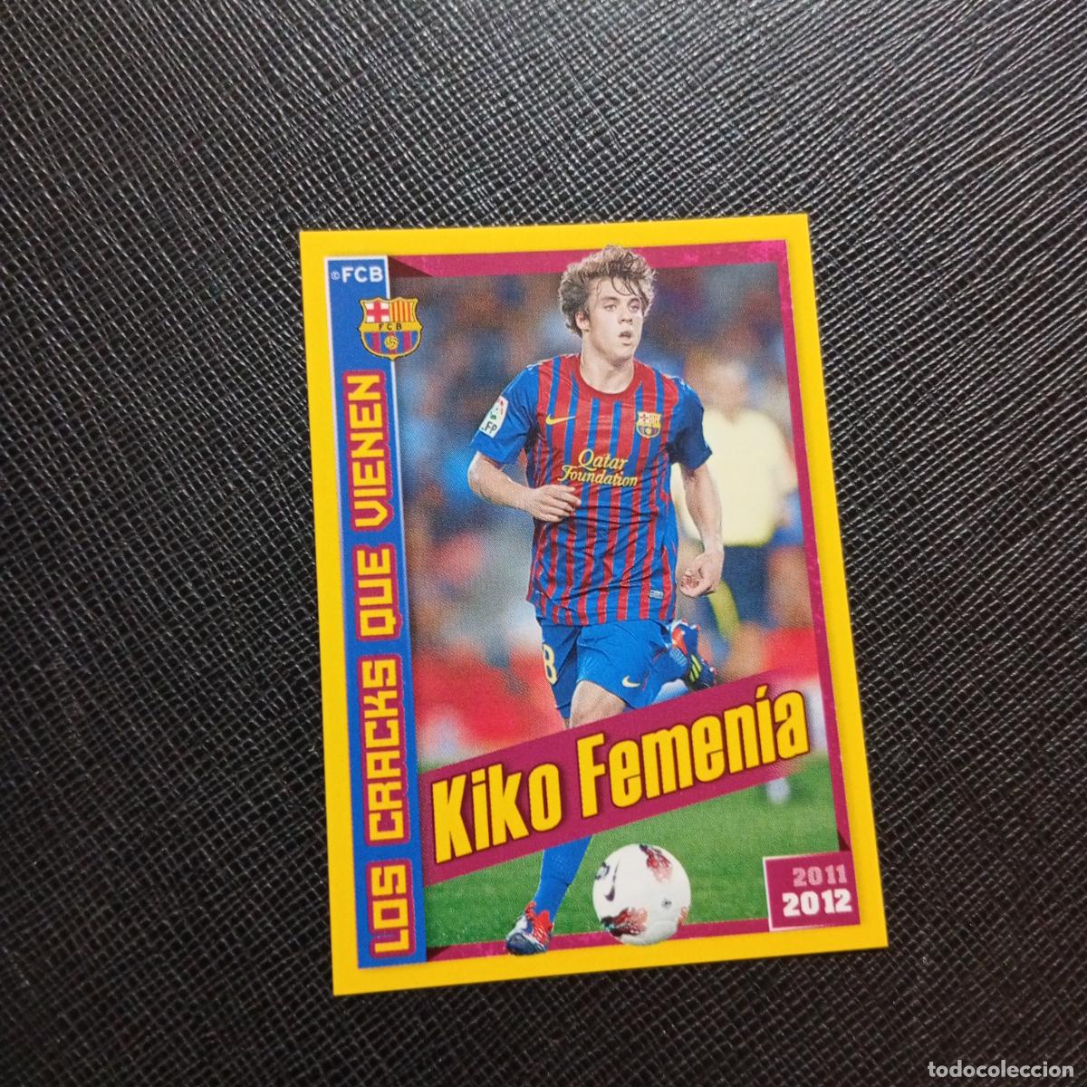 Cromos de Futebol: 197 KIKO FEMENIA BARCELONA PANINI COLECCION OFICIAL 2011 2012 CROMO 11 12 - SIN PEGAR - A154 PG9