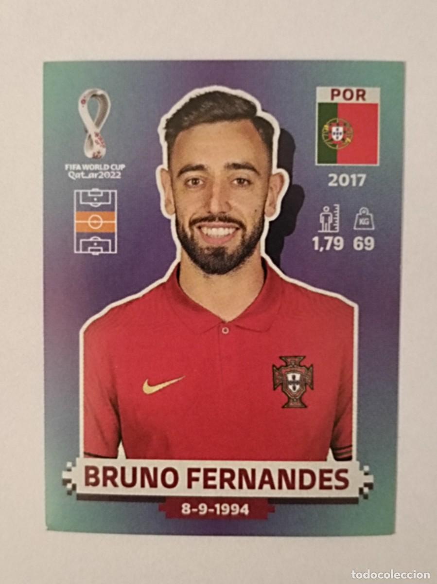 Cromos de Futebol: #POR 12 BRUNO FERNANDES (PORTUGAL) MUNDIAL QATAR 2022 PANINI