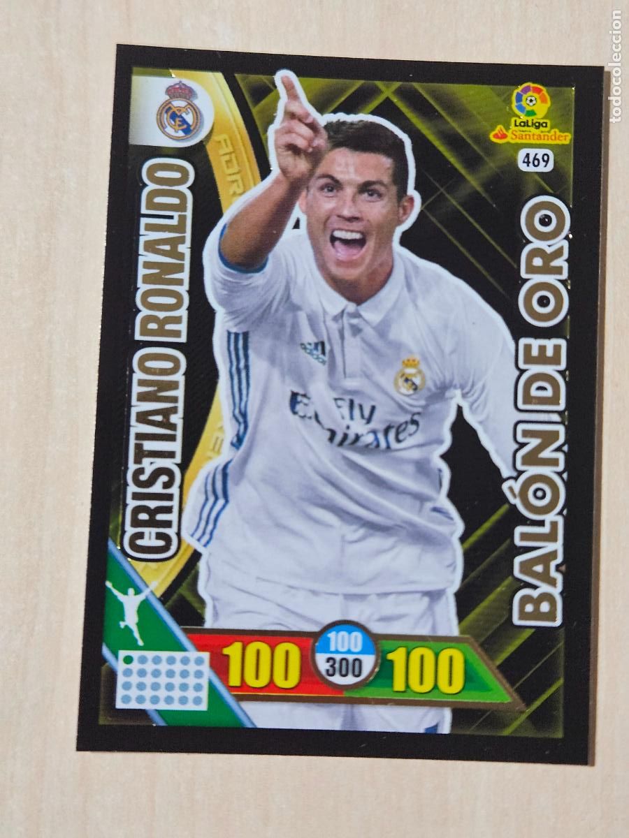 Figurine di Calcio: FICHA N&ordm; 469 CRISTIANO RONALDO - ADRENALYN 16 17 - PANINI 2016 - 17 - CROMO - BALON DE ORO