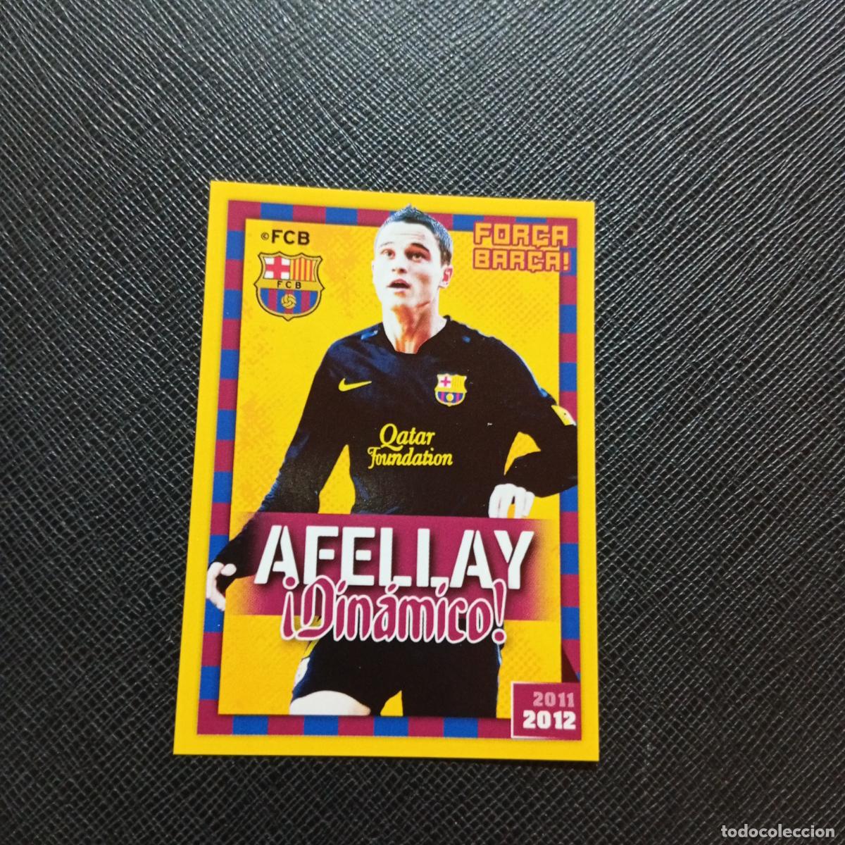 Cromos de f&uacute;tbol: 163 AFELLAY BARCELONA PANINI COLECCION OFICIAL 2011 2012 CROMO 11 12 - SIN PEGAR - A154 PG10
