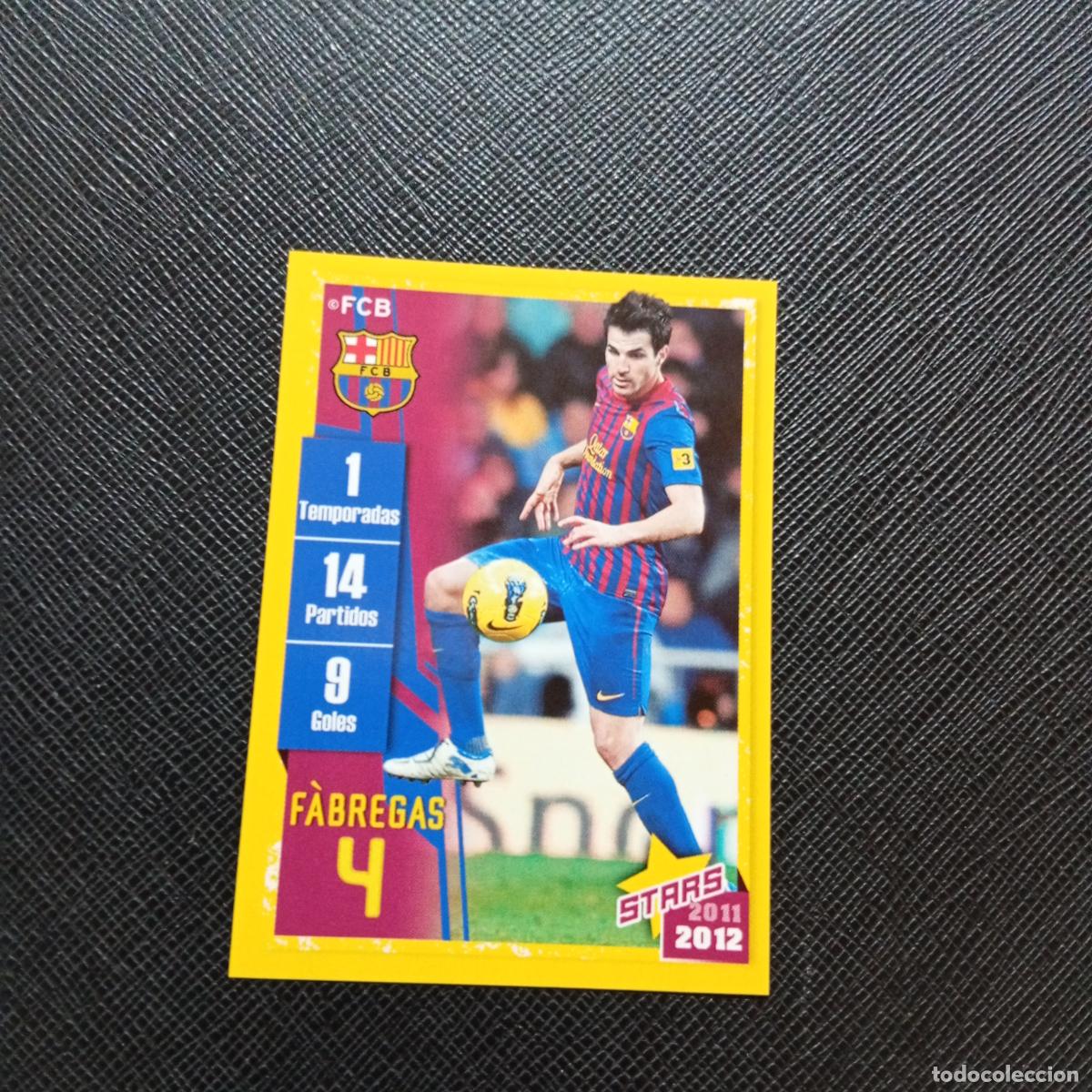 Cromos de f&uacute;tbol: 95 CESC FABREGAS BARCELONA PANINI COLECCION OFICIAL 2011 2012 CROMO 11 12 - SIN PEGAR - A154 PG10