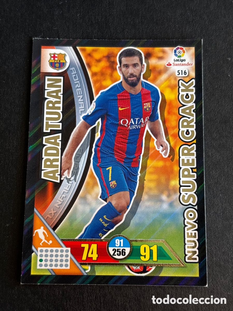Cromos de f&uacute;tbol: ADRENALYN XL 2016 2017 PANINI N&ordm; 516 ARDA TURAN (FC BARCELONA) NUEVO SUPER CRACK - LIGA 16 17 BAR&Ccedil;A