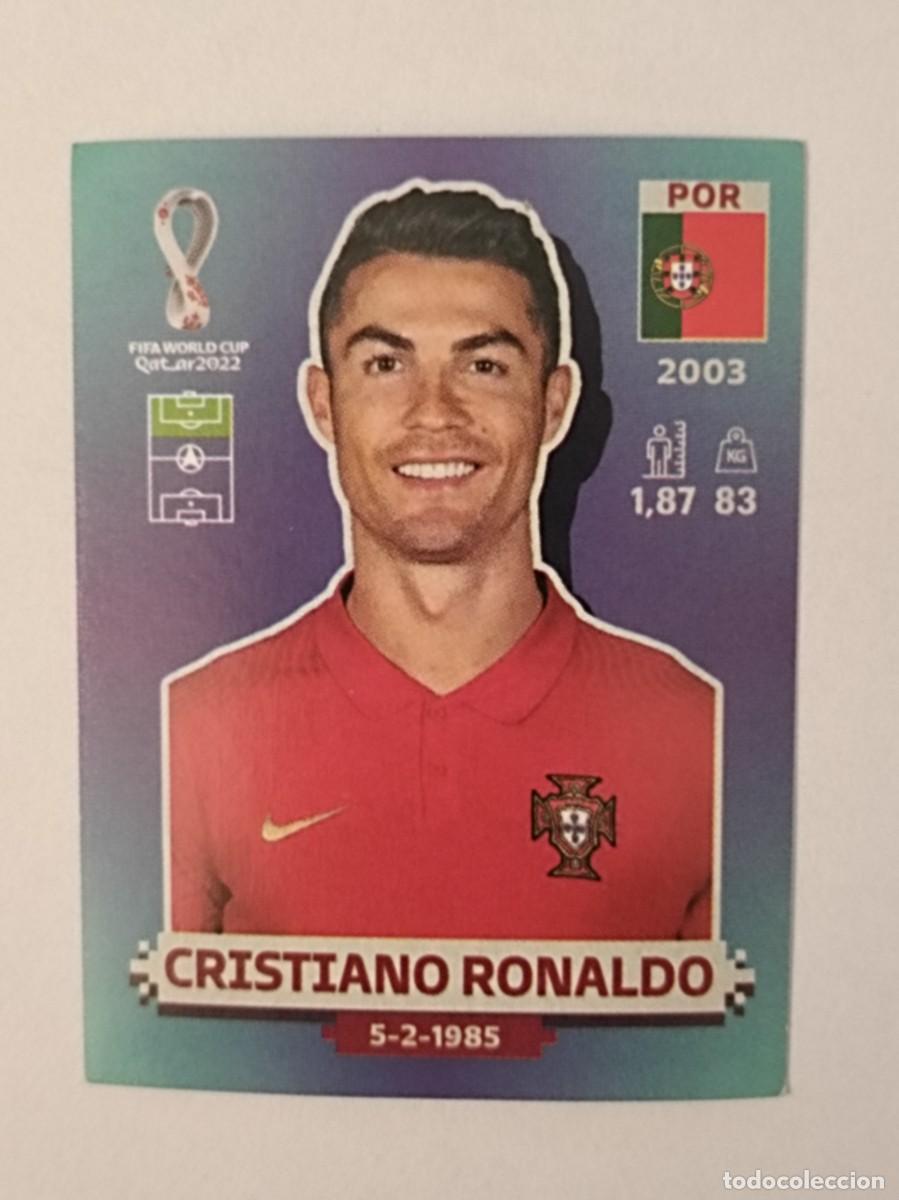 Cromos de f&uacute;tbol: #POR 18 CRISTIANO RONALDO (PORTUGAL) MUNDIAL QATAR 2022 PANINI