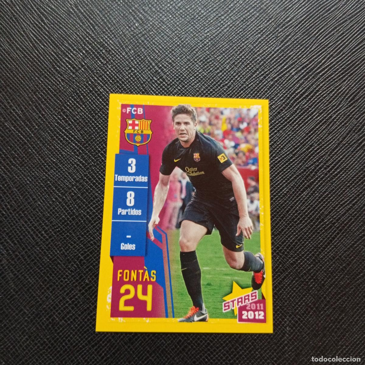 Cromos de f&uacute;tbol: 53 FONTAS BARCELONA PANINI COLECCION OFICIAL 2011 2012 CROMO 11 12 - SIN PEGAR - A154 PG11