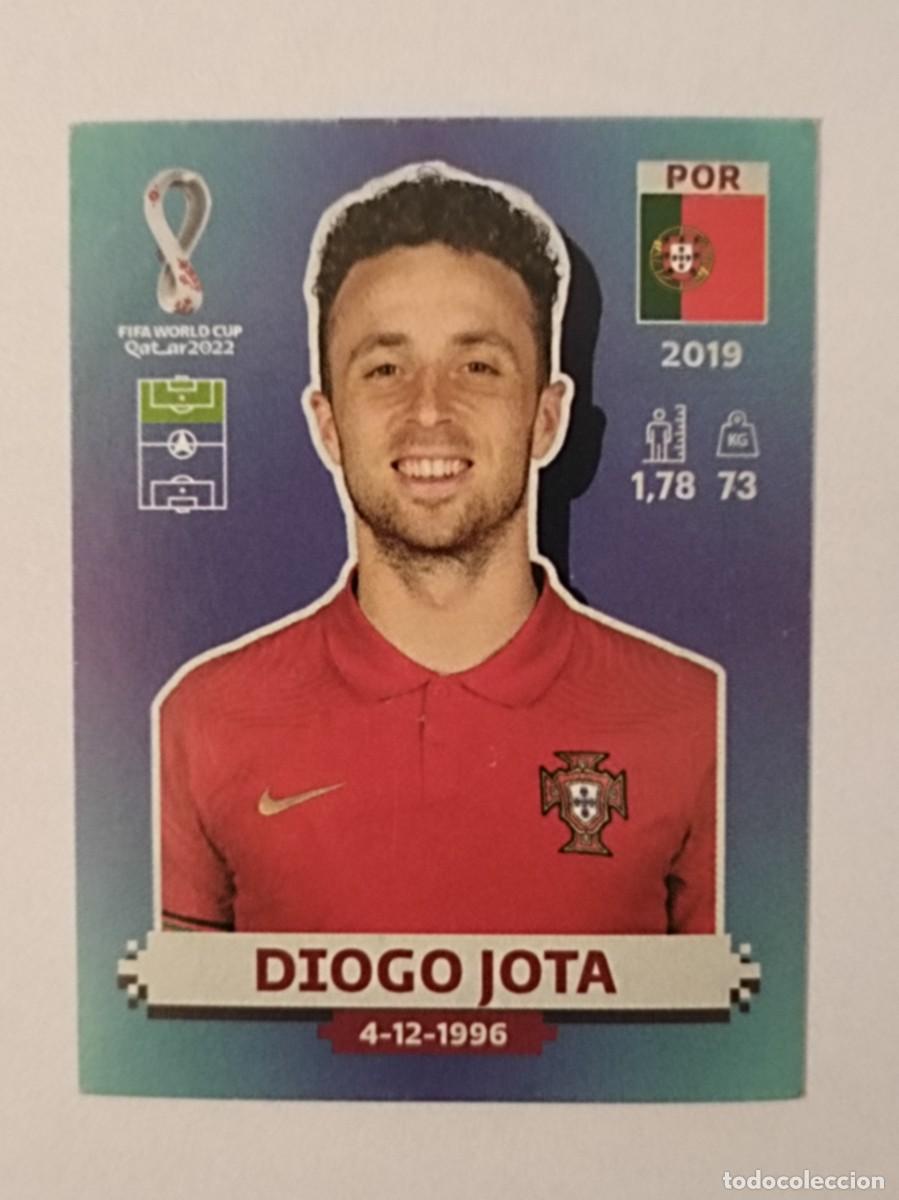 Cromos de f&uacute;tbol: #POR 19 DIOGO JOTA (PORTUGAL) MUNDIAL QATAR 2022 PANINI