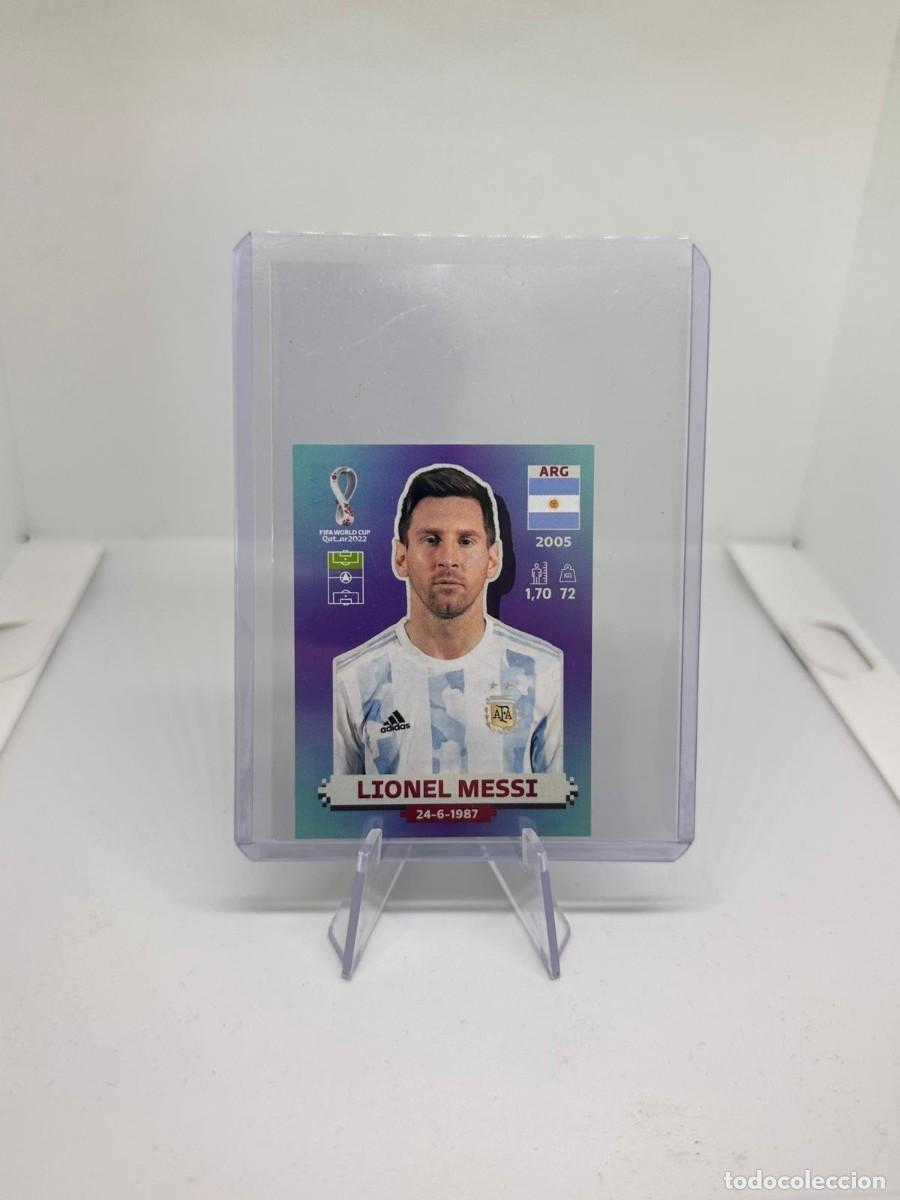 Cromos de f&uacute;tbol: Lionel Messi ARG 20 Panini Fifa World Cup Qatar 2022