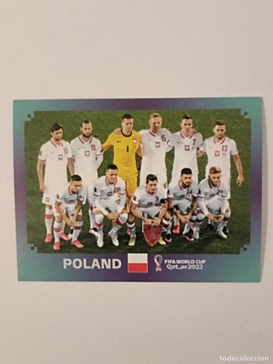 Cromos de f&uacute;tbol: #POL 1 EQUIPO (POLONIA) MUNDIAL QATAR 2022 PANINI