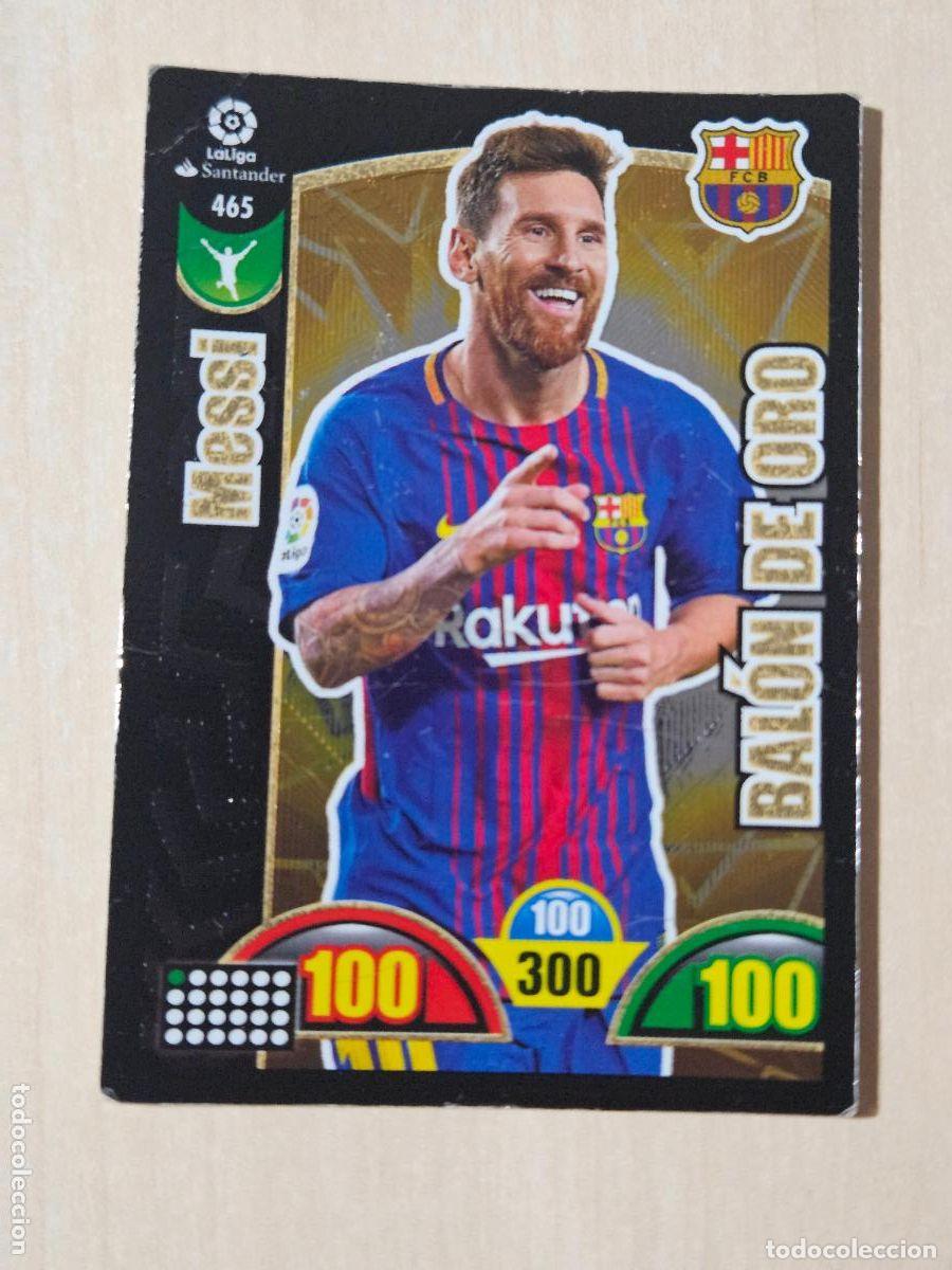 Figurine di Calcio: FICHA N&ordm; 465 MESSI - ADRENALYN 17 18 - PANINI 2017 - 18 - CROMO - BALON DE ORO