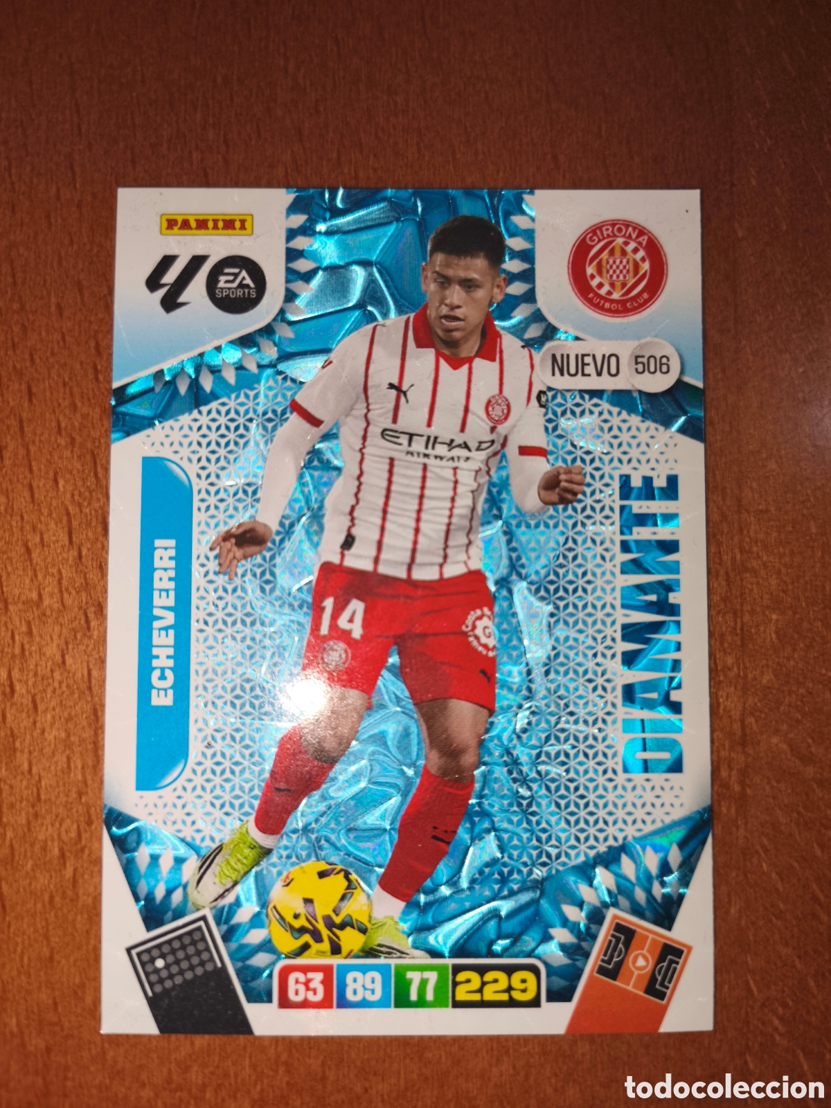 Cromos de f&uacute;tbol: Echeverr&iacute;a n&deg;506 NUEVO DIAMANTE Adrenalyn XL 25/26 Girona