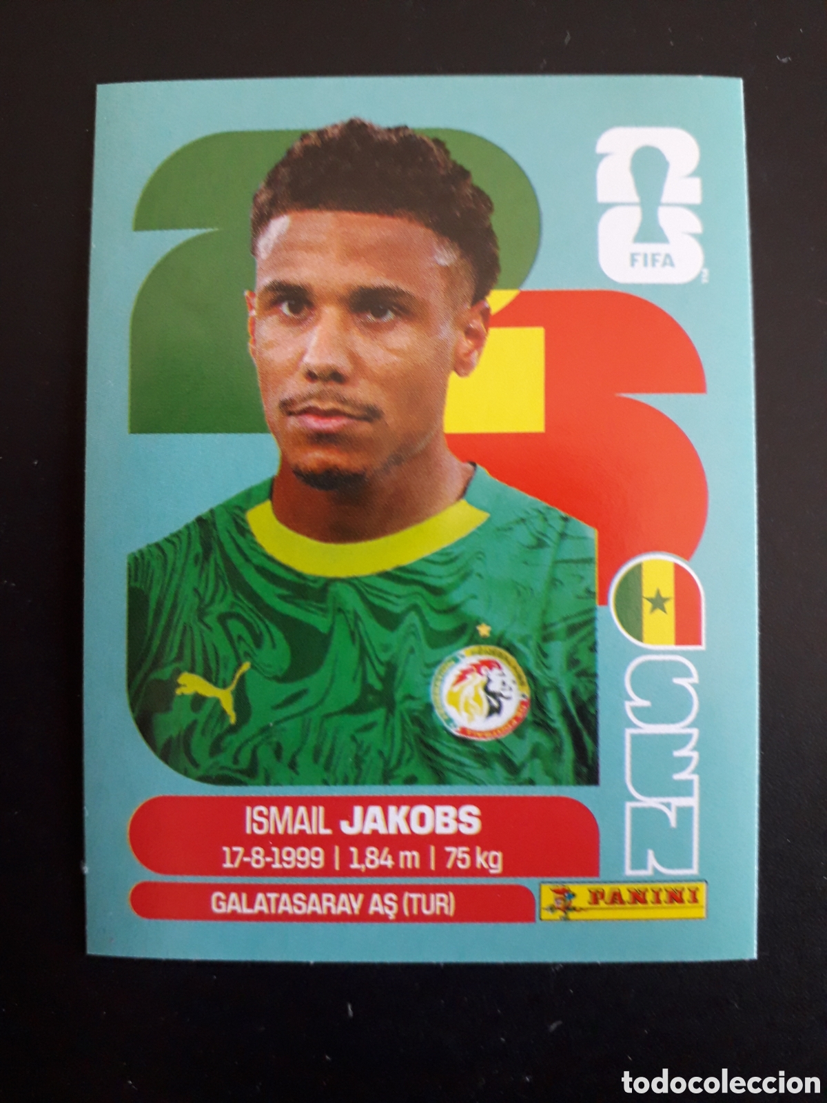 Cromos de f&uacute;tbol: JAKOBS SENEGAL SEN 6 MUNDIAL F&Uacute;TBOL 2026 FIFA WORLD CUP PANINI SIN PEGAR PEDIDO M&Iacute;NIMO 3&euro;