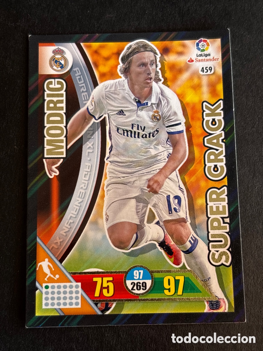Cromos de f&uacute;tbol: SUPER CRACK - MODRIC - 459 - REAL MADRID - 2016 2017 - ADRENALYN - PANINI - 16 17