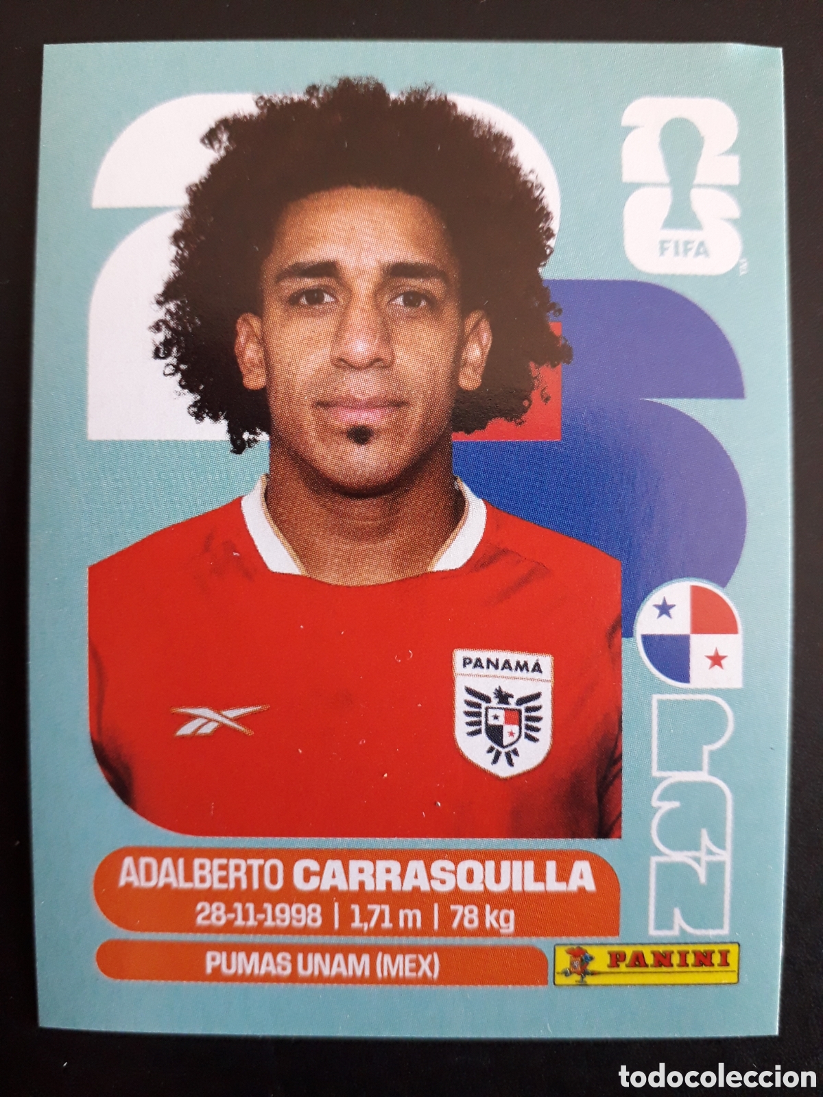 Cromos de f&uacute;tbol: CARRASQUILLA PANAM&Aacute; PAN 12 MUNDIAL F&Uacute;TBOL 2026 FIFA WORLD CUP PANINI SIN PEGAR PEDIDO M&Iacute;NIMO 3&euro;