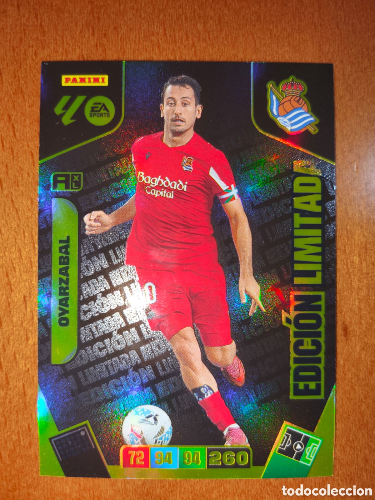 Cromos de f&uacute;tbol: Oyarzabal Edici&oacute;n Limitada Adrenalyn XL 25/26 Real Sociedad