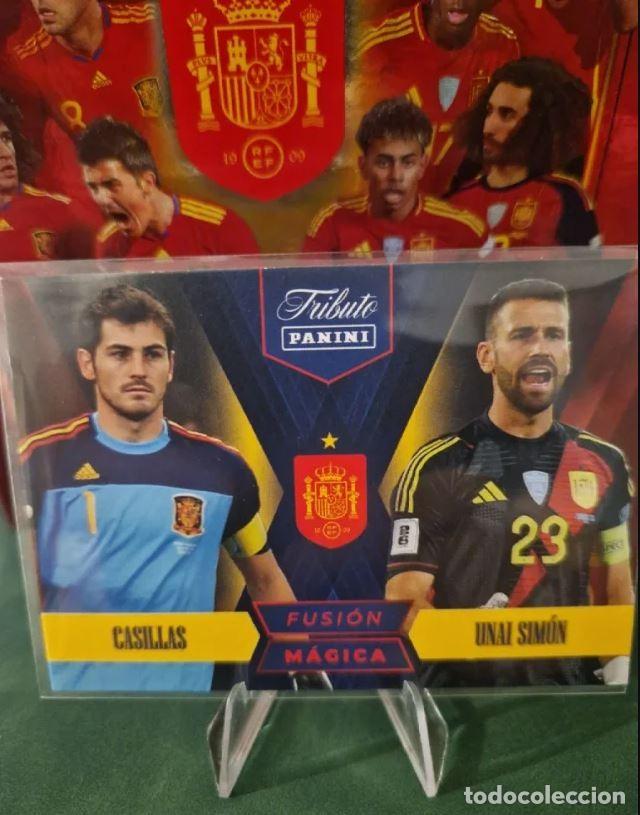 Fu&szlig;ball-Sticker: Carta Tributo Unai Simon Iker Casillas Vamos Campeones Panini 2026