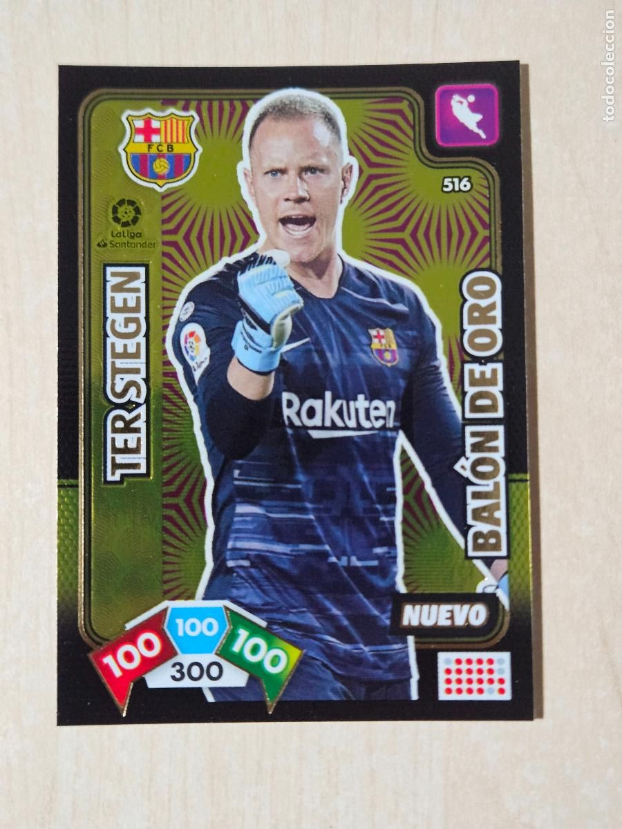 Figurine di Calcio: FICHA N&ordm; 516 TER STEGEN - ADRENALYN 19 20 - PANINI 2019 - 20 - CROMO - NUEVO BALON DE ORO
