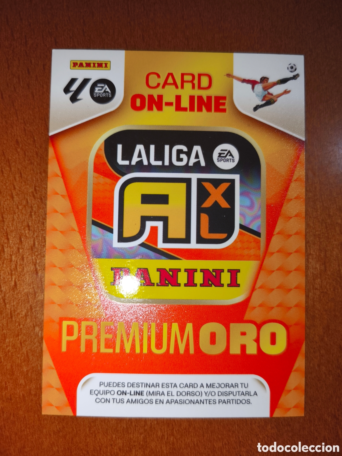 Cromos de f&uacute;tbol: Card On-Line PREMIUM ORO Adrenalyn XL 25/26