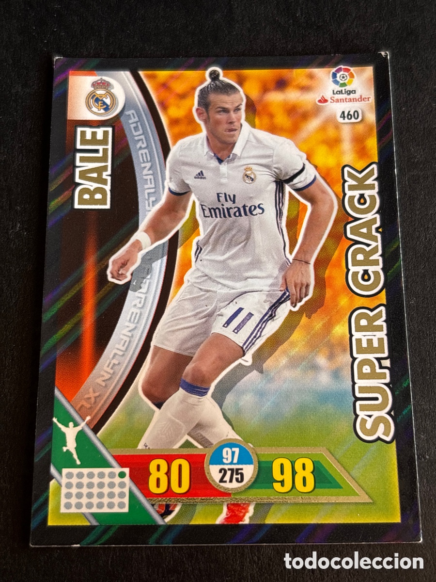 Cromos de f&uacute;tbol: Adrenalyn 2016 2017 16 17 panini Bale super crack n&deg; 460 Real Madrid