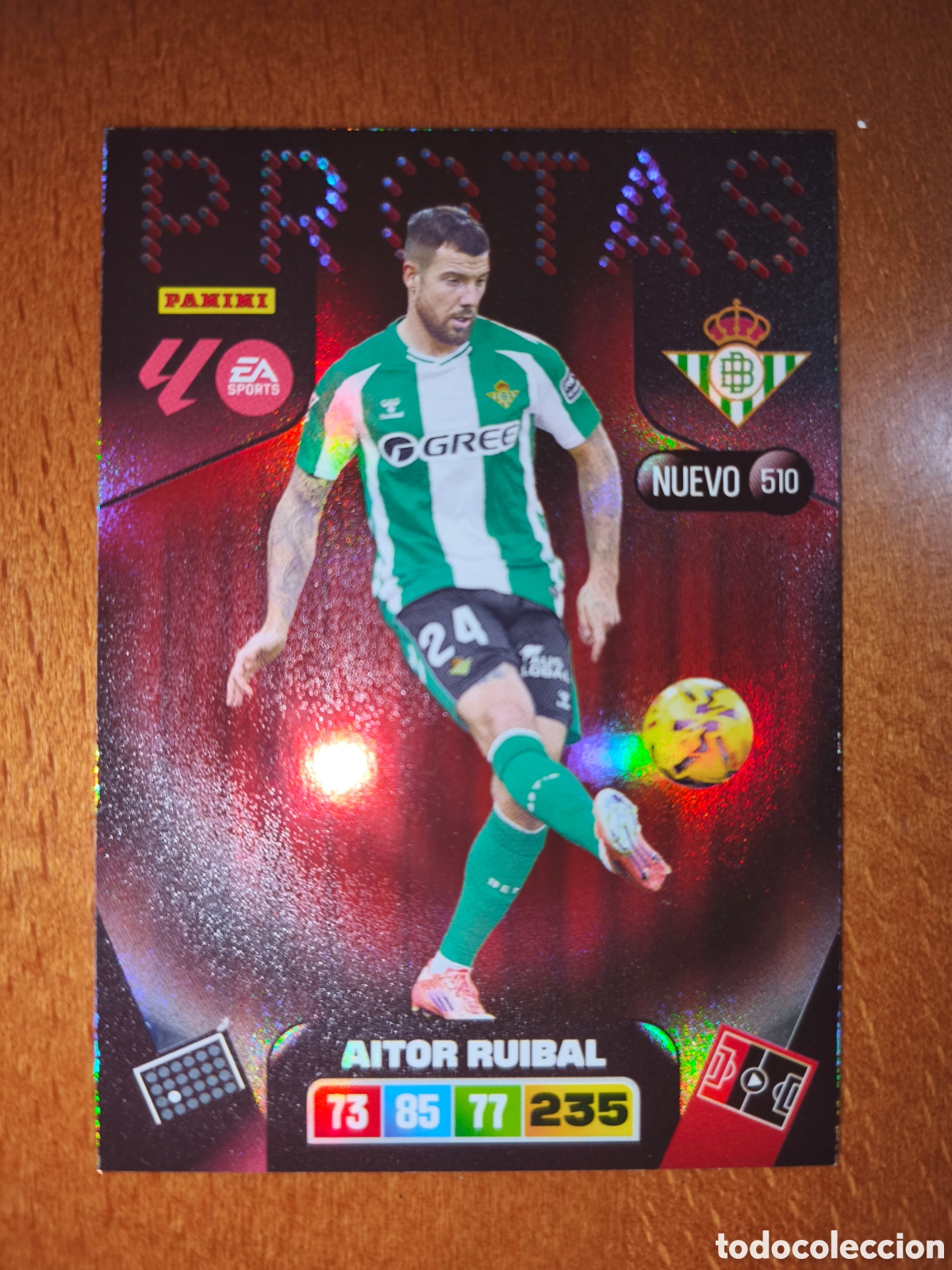 Cromos de f&uacute;tbol: Aitor Ruibal n&deg;510 NUEVO PROTAS Adrenalyn XL 25/26 Real Betis