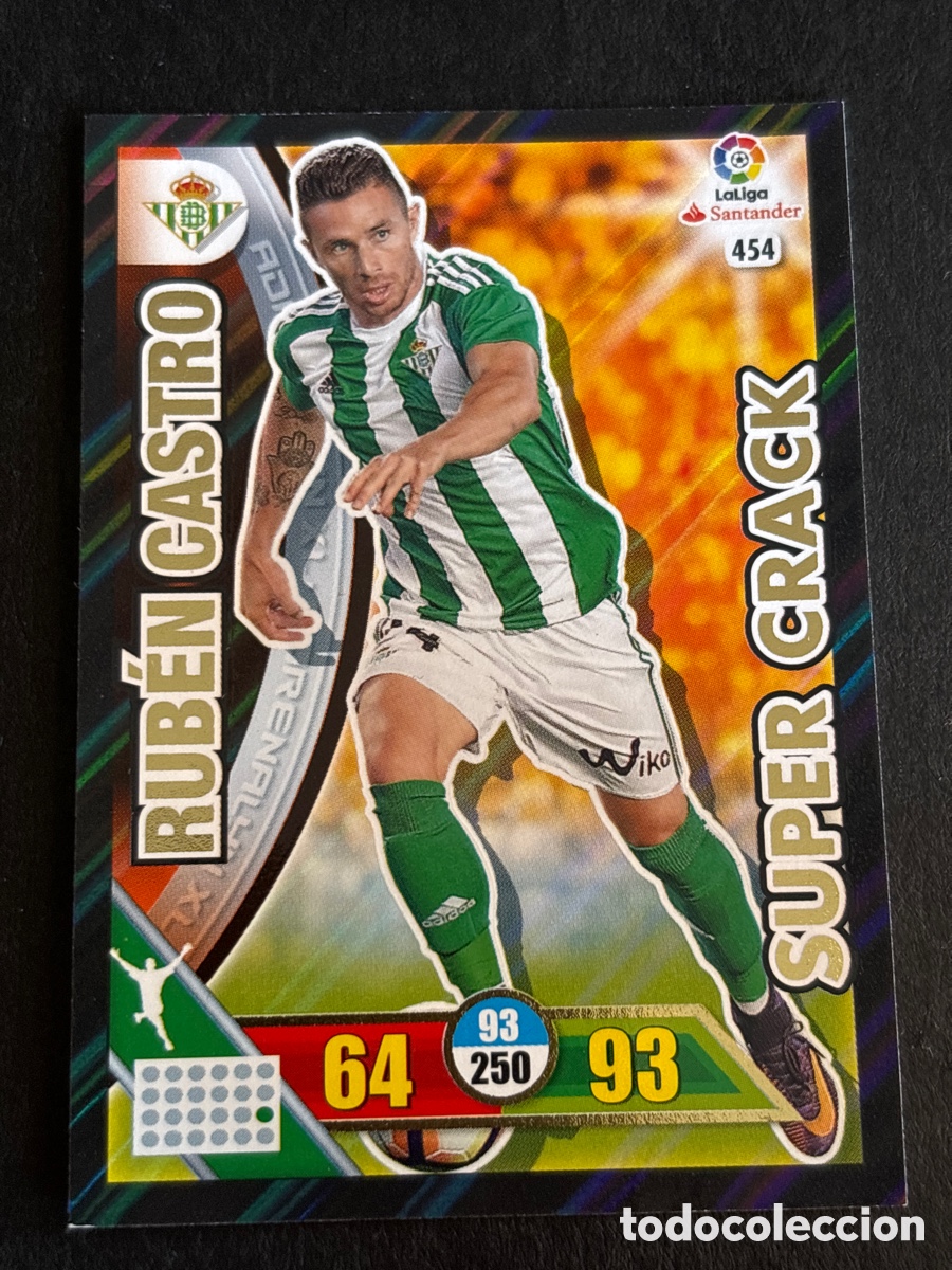 Cromos de Futebol: 454 RUBEN CASTRO SUPER CRACK SUPERCRACK REAL BETIS CROMOS ADRENALYN XL LIGA FUTBOL 2016 2017 16 17