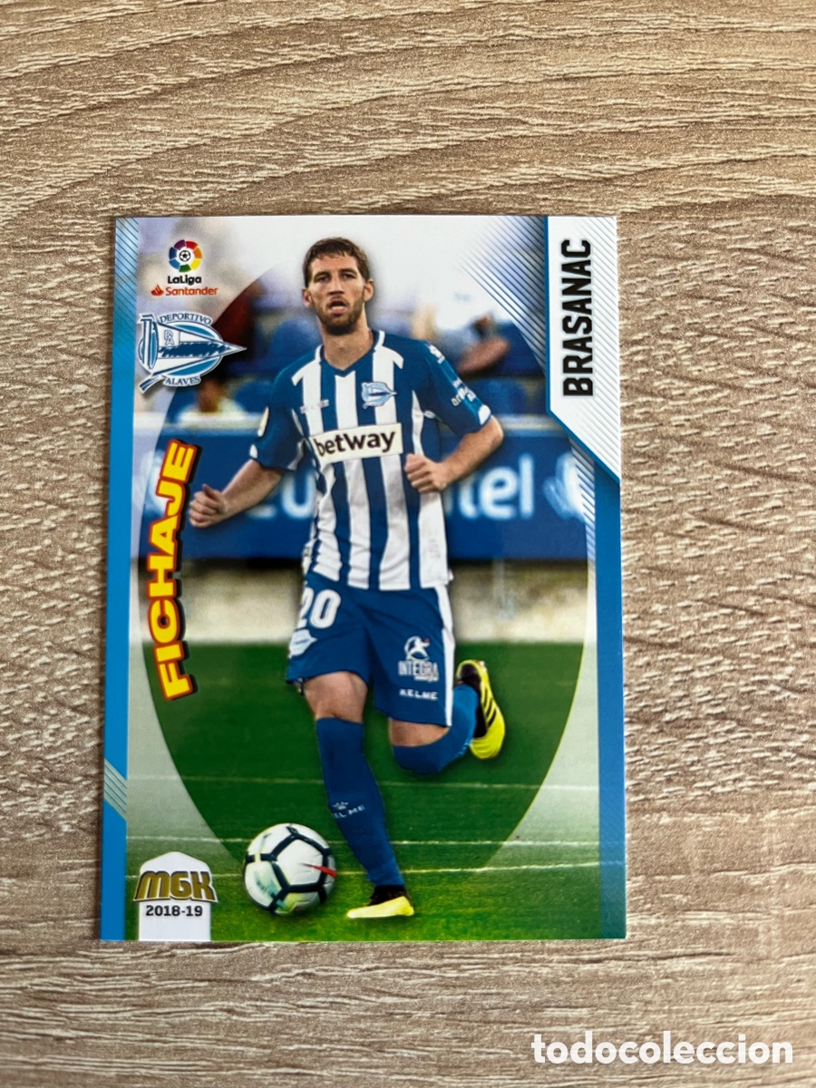 Cromos de Futebol: 14 BRASANAC FICHAJE MEGACRACKS MGK 2018 2019 18 19 ALAV&Eacute;S