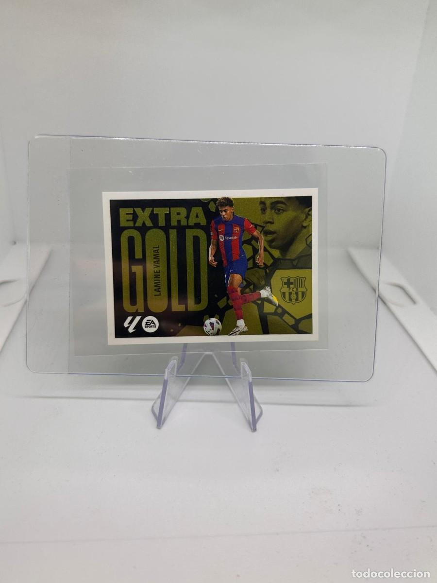Cromos de f&uacute;tbol: Lamine Yamal FC Barcelona Panini Megacracks Extra Gold 2024 25