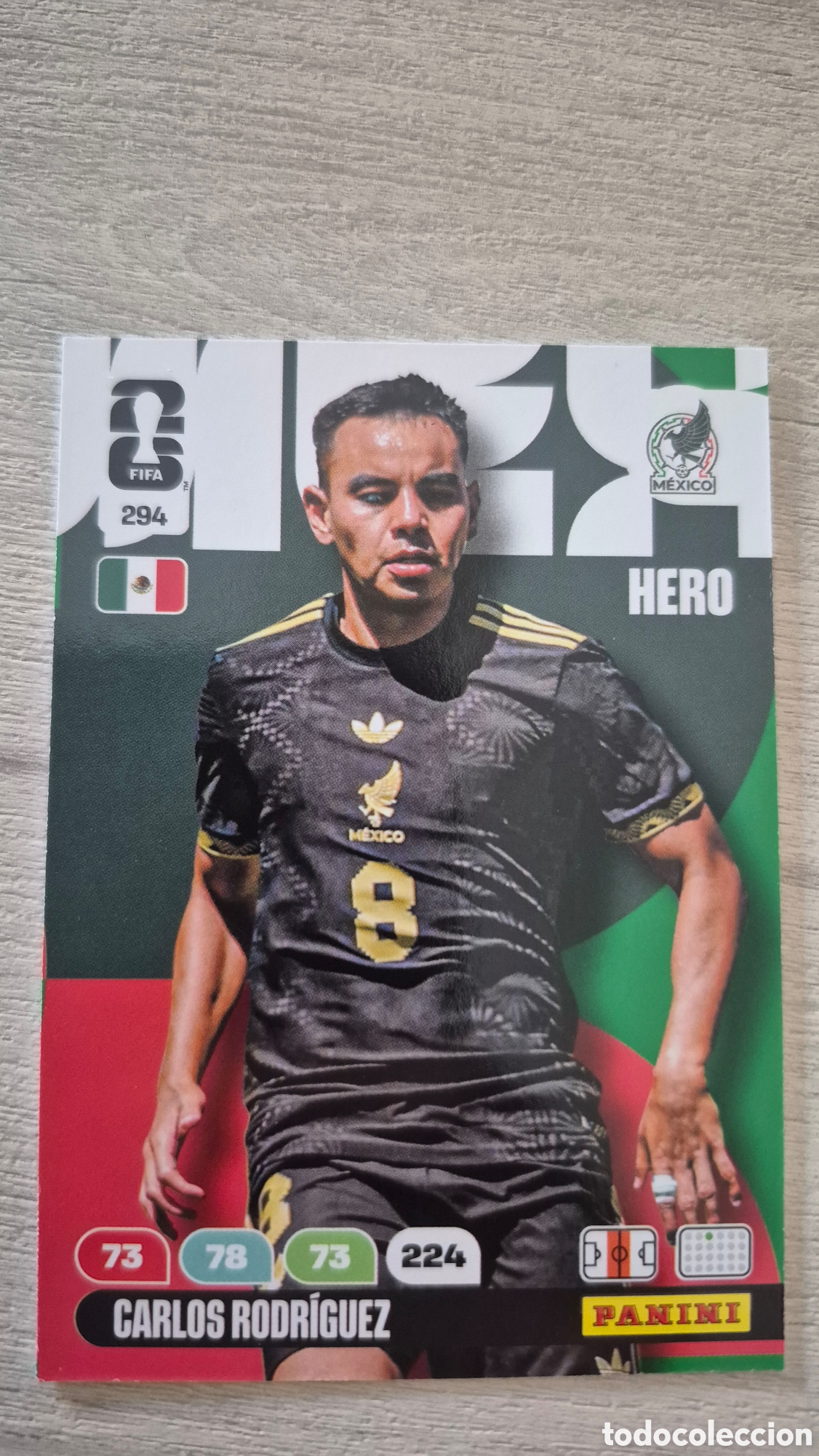 Cromos de f&uacute;tbol: N&deg;294 M&eacute;xico Carlos Rodr&iacute;guez Adrenalyn FIFA World Cup 2026