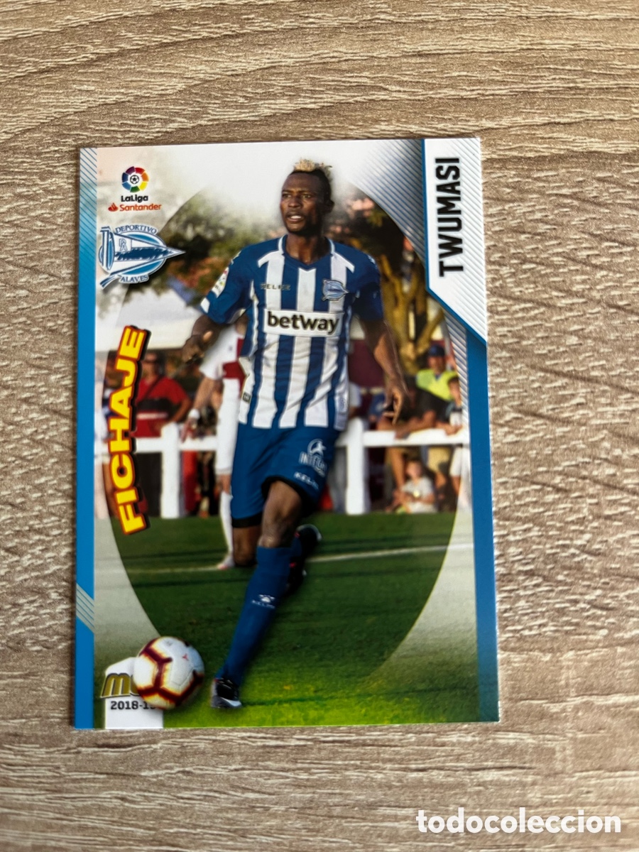 Cromos de f&uacute;tbol: 17 TWUMASI FICHAJE MEGACRACKS MGK 2018 2019 18 19 ALAV&Eacute;S