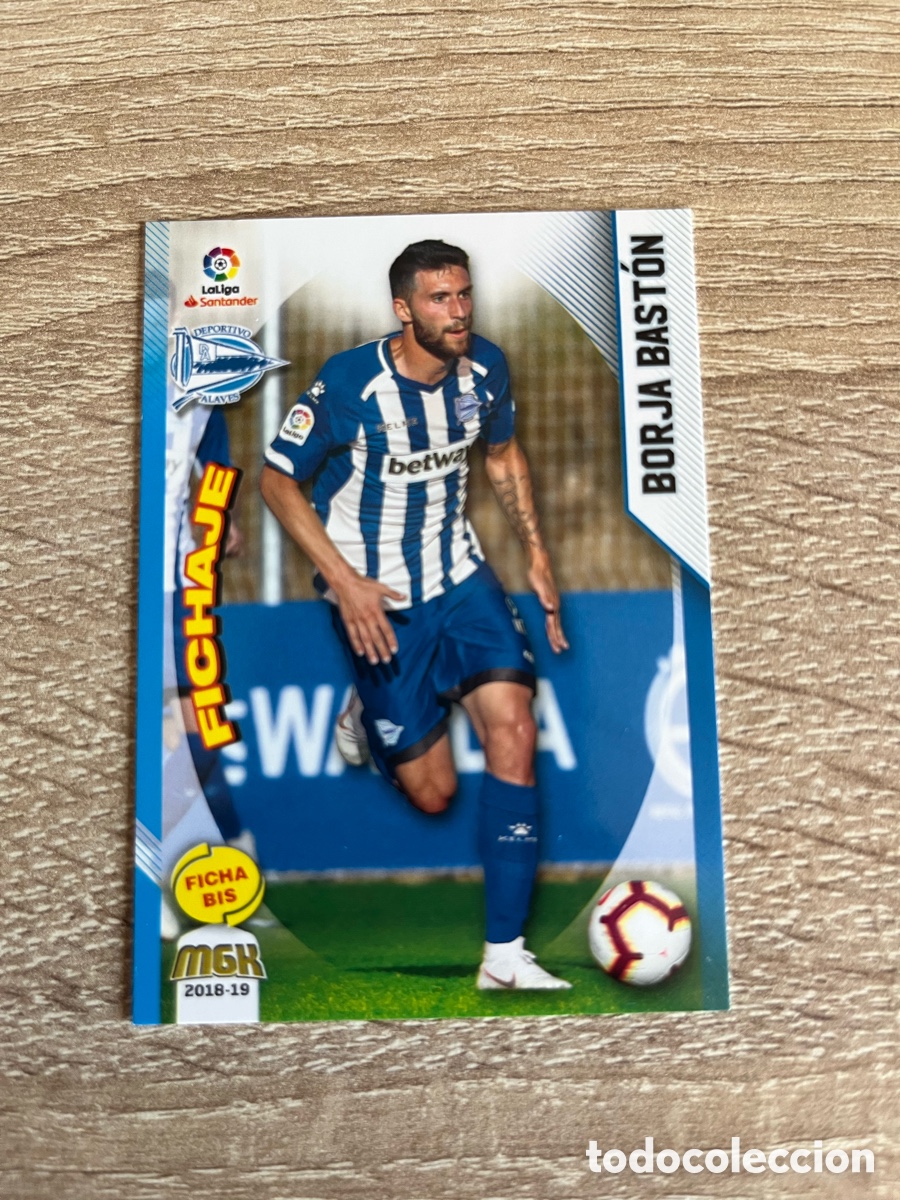 Fu&szlig;ball-Sticker: 18 BIS BORJA BAST&Oacute;N FICHAJE MEGACRACKS MGK 2018 2019 18 19 ALAV&Eacute;S