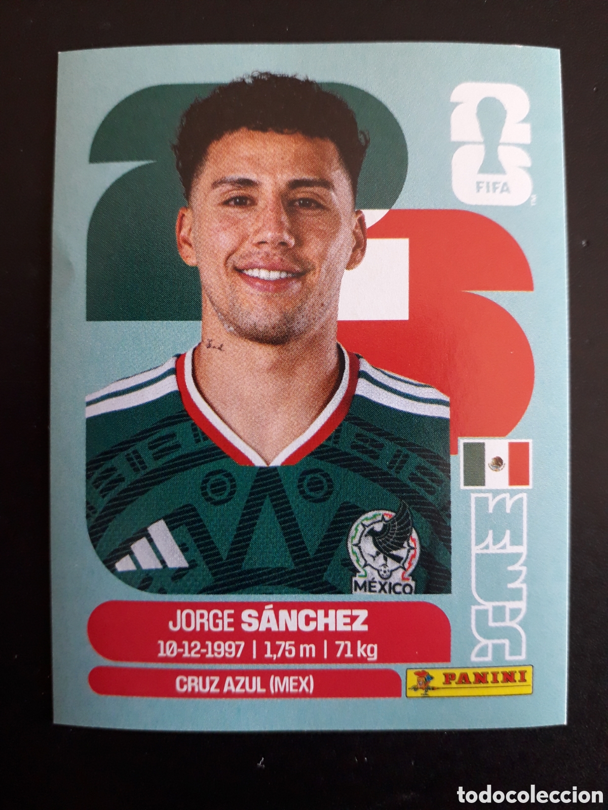 Fu&szlig;ball-Sticker: S&Aacute;NCHEZ M&Eacute;XICO MEX 4 MUNDIAL F&Uacute;TBOL 2026 FIFA WORLD CUP PANINI SIN PEGAR PEDIDO M&Iacute;NIMO 3&euro;