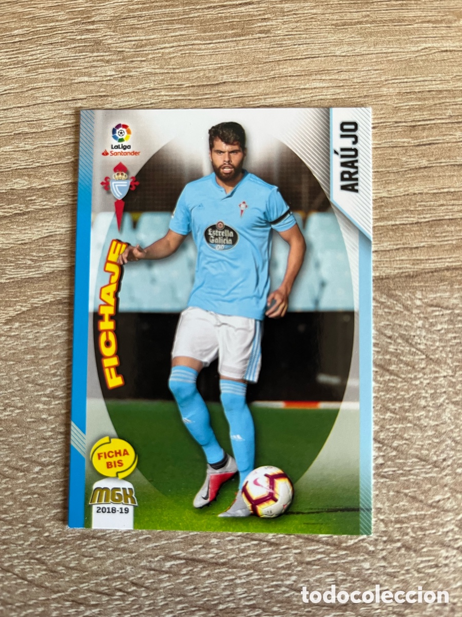 Fu&szlig;ball-Sticker: 141 BIS ARA&Uacute;JO ARAUJO FICHAJE MEGACRACKS MGK 2018 2019 18 19 CELTA DE VIGO