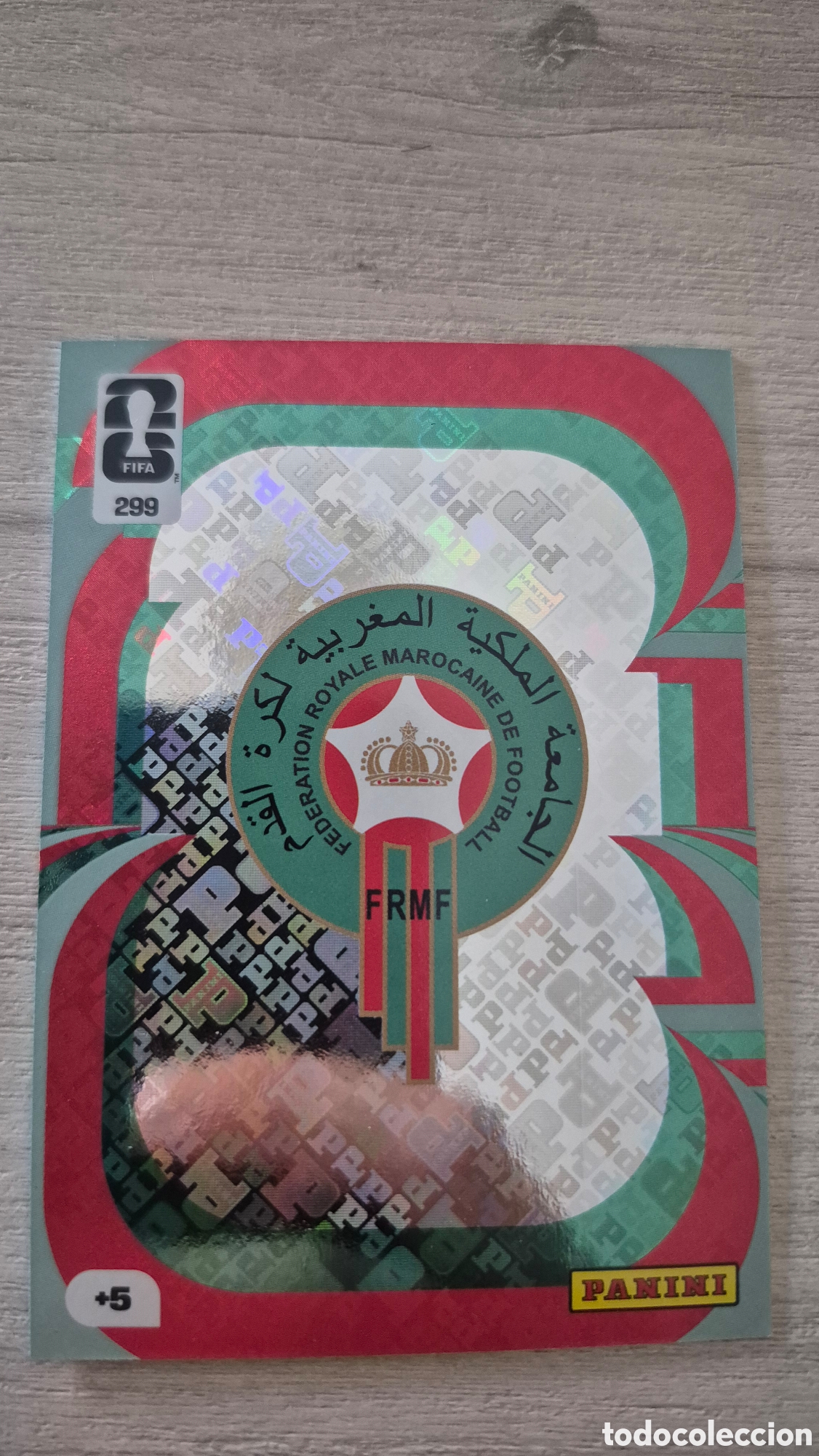 Fu&szlig;ball-Sticker: N&deg;299 Escudo Marruecos Adrenalyn FIFA World Cup 2026