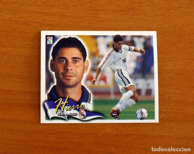 Fu&szlig;ball-Sticker: Real Madrid - Hierro - Ediciones Este Liga 2000-2001, 00-01 - Nunca Pegado