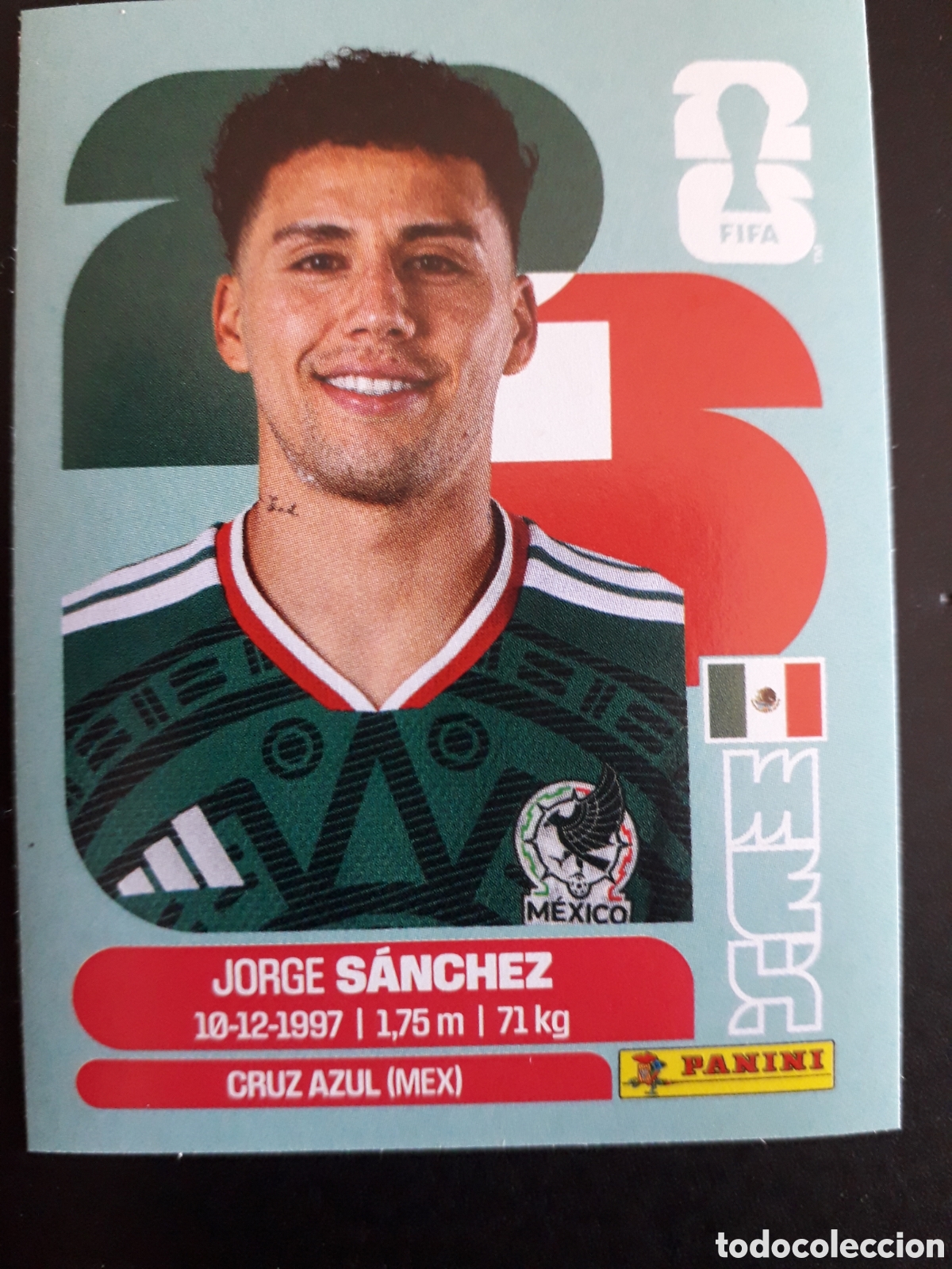 Fu&szlig;ball-Sticker: S&Aacute;NCHEZ M&Eacute;XICO MEX 4 MUNDIAL F&Uacute;TBOL 2026 FIFA WORLD CUP PANINI SIN PEGAR PEDIDO M&Iacute;NIMO 3&euro;