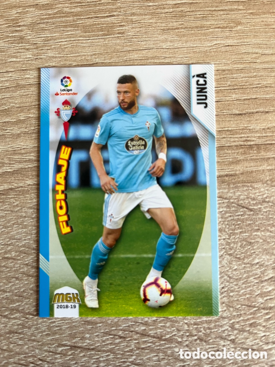 Fu&szlig;ball-Sticker: 144 JUNC&Aacute; JUNCA FICHAJE MEGACRACKS MGK 2018 2019 18 19 CELTA DE VIGO