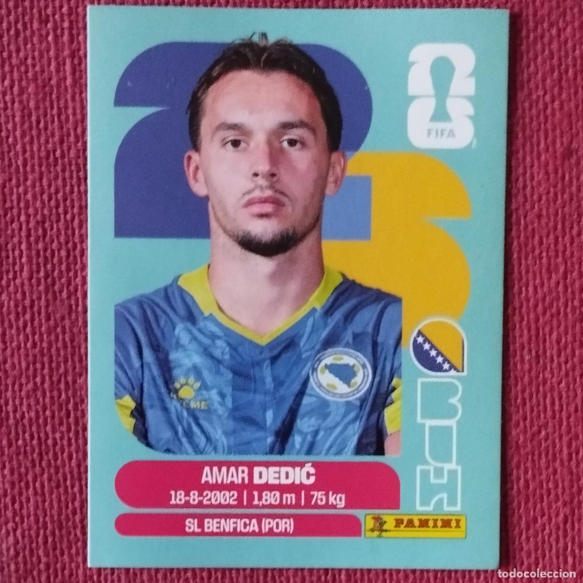 Fu&szlig;ball-Sticker: AMAR DEDIC - BOSNIA HERZEGOVINA - BIH 3 - MUNDIAL DE FUTBOL - FIFA WORLD CUP - 2026