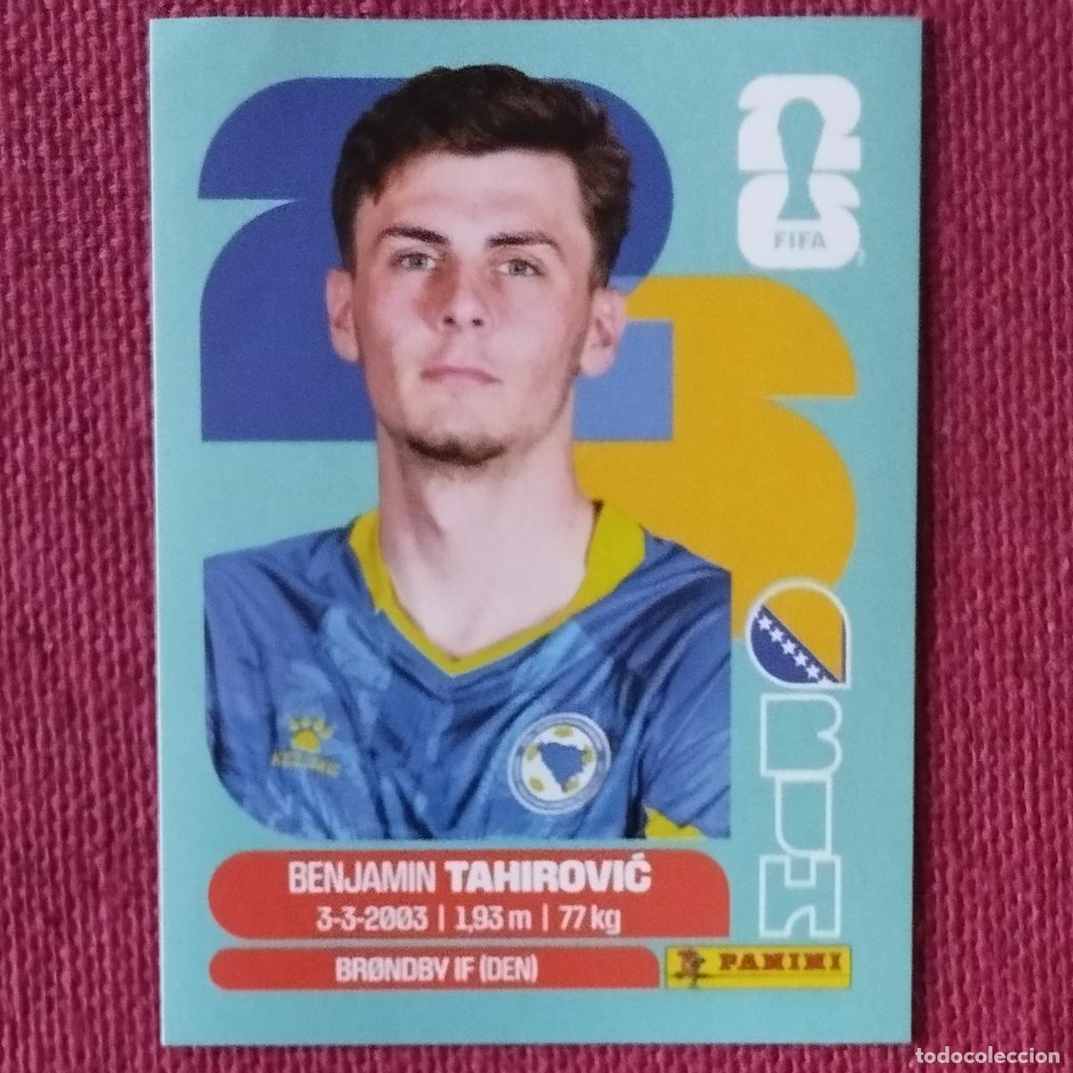 Fu&szlig;ball-Sticker: BENAMIN TAHIROVIC - BOSNIA HERZEGOVINA - BIH 9 - MUNDIAL DE FUTBOL - FIFA WORLD CUP - 2026