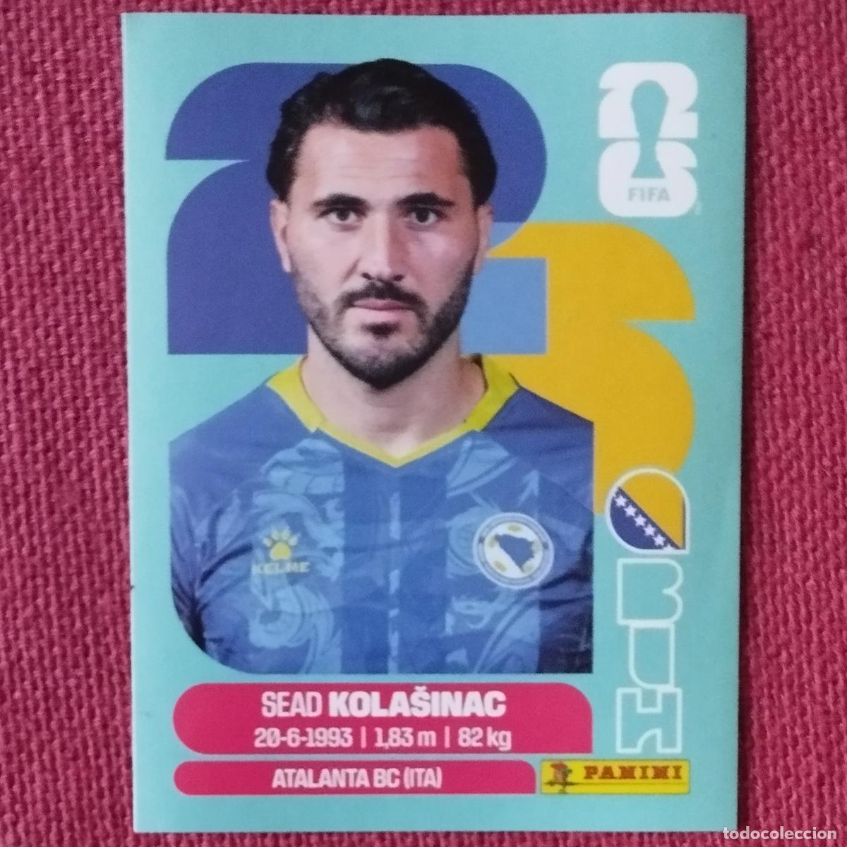 Fu&szlig;ball-Sticker: SEAD KOLASINAC - BOSNIA HERZEGOVINA - BIH 4 - MUNDIAL DE FUTBOL - FIFA WORLD CUP - 2026